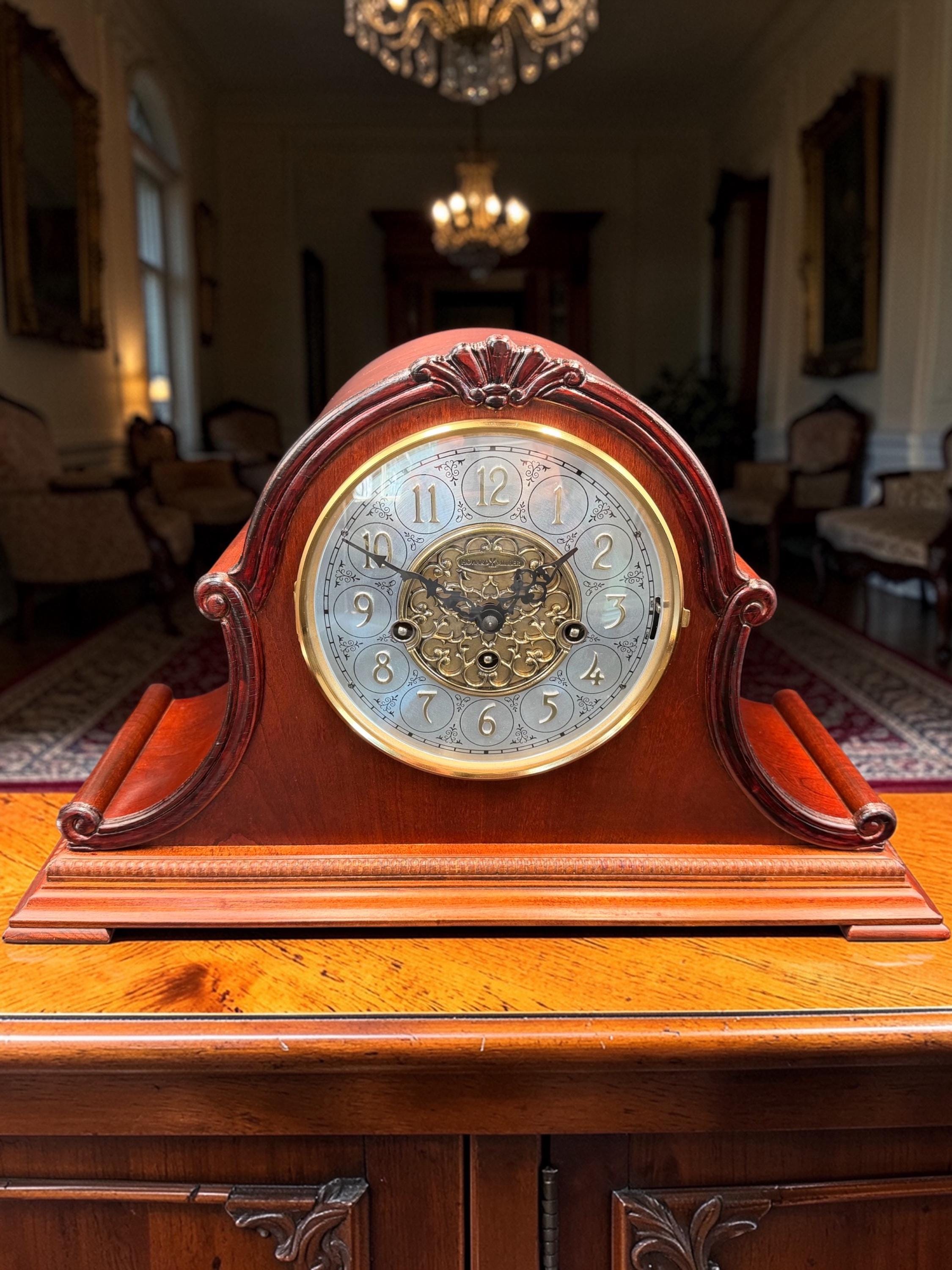 Howard Miller Patrick Mantel Clock Kieninger Westminster Chime Mechanical Working