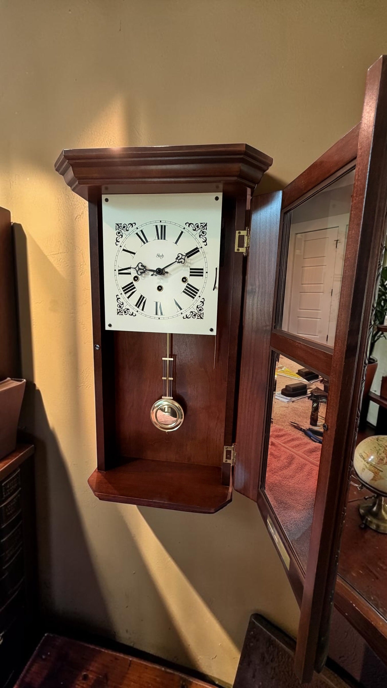 Sligh Westminster Wall Clock Hermle German Movement