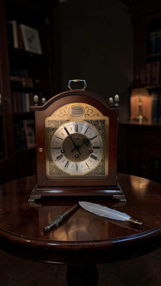 Bulova Tempus Fugit Mantel Clock –  Hermle Westminster Chime
