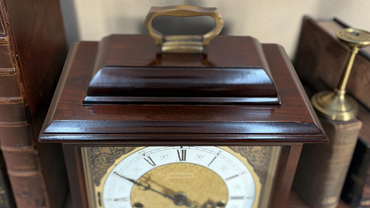 Vintage Hamilton Mechanical Mantel Clock – Westminster Chime – German Movement – Freshly Serviced