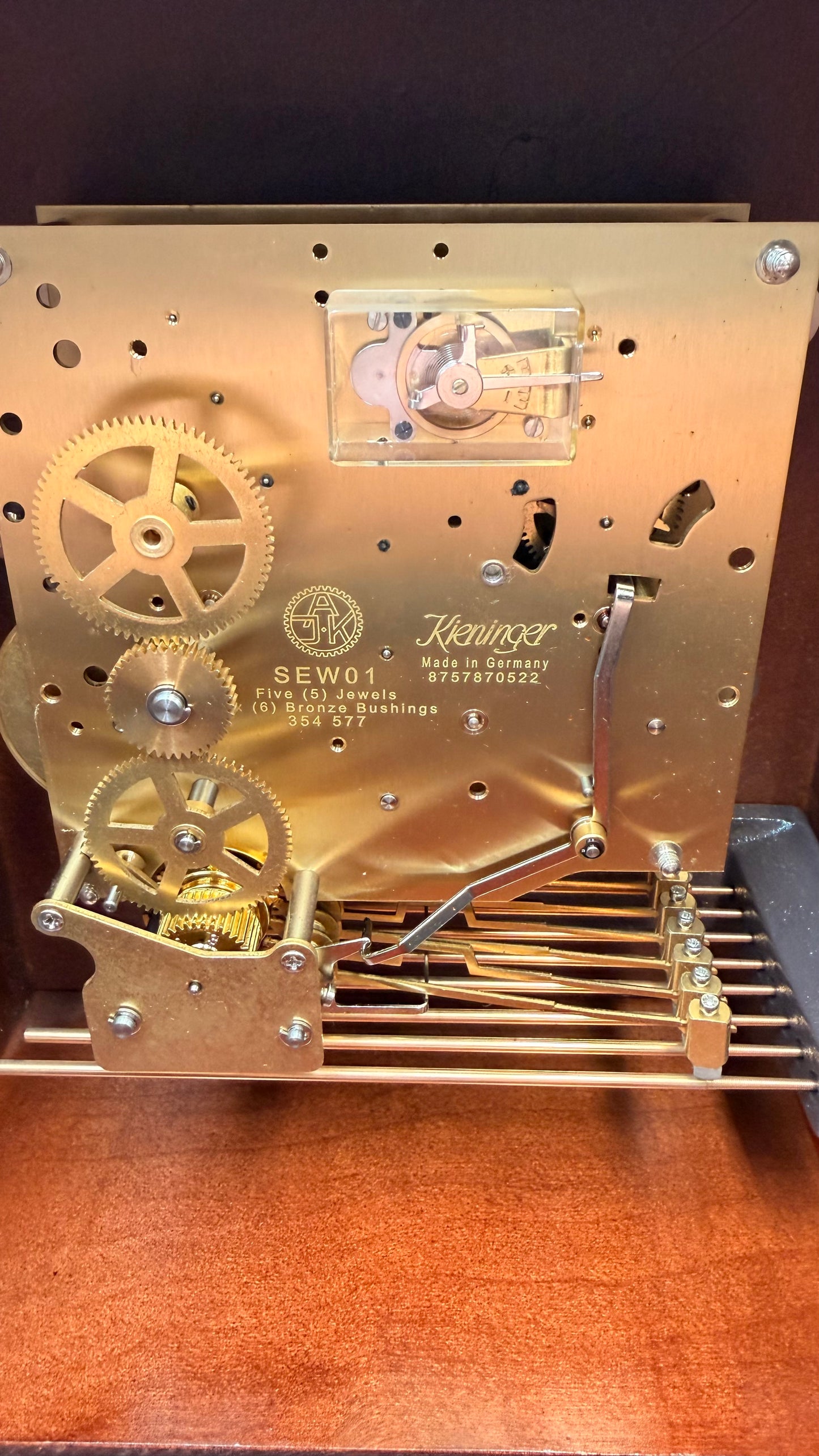 Howard Miller Samuel Watson Bracket Clock – Triple Chime Kieninger Movement
