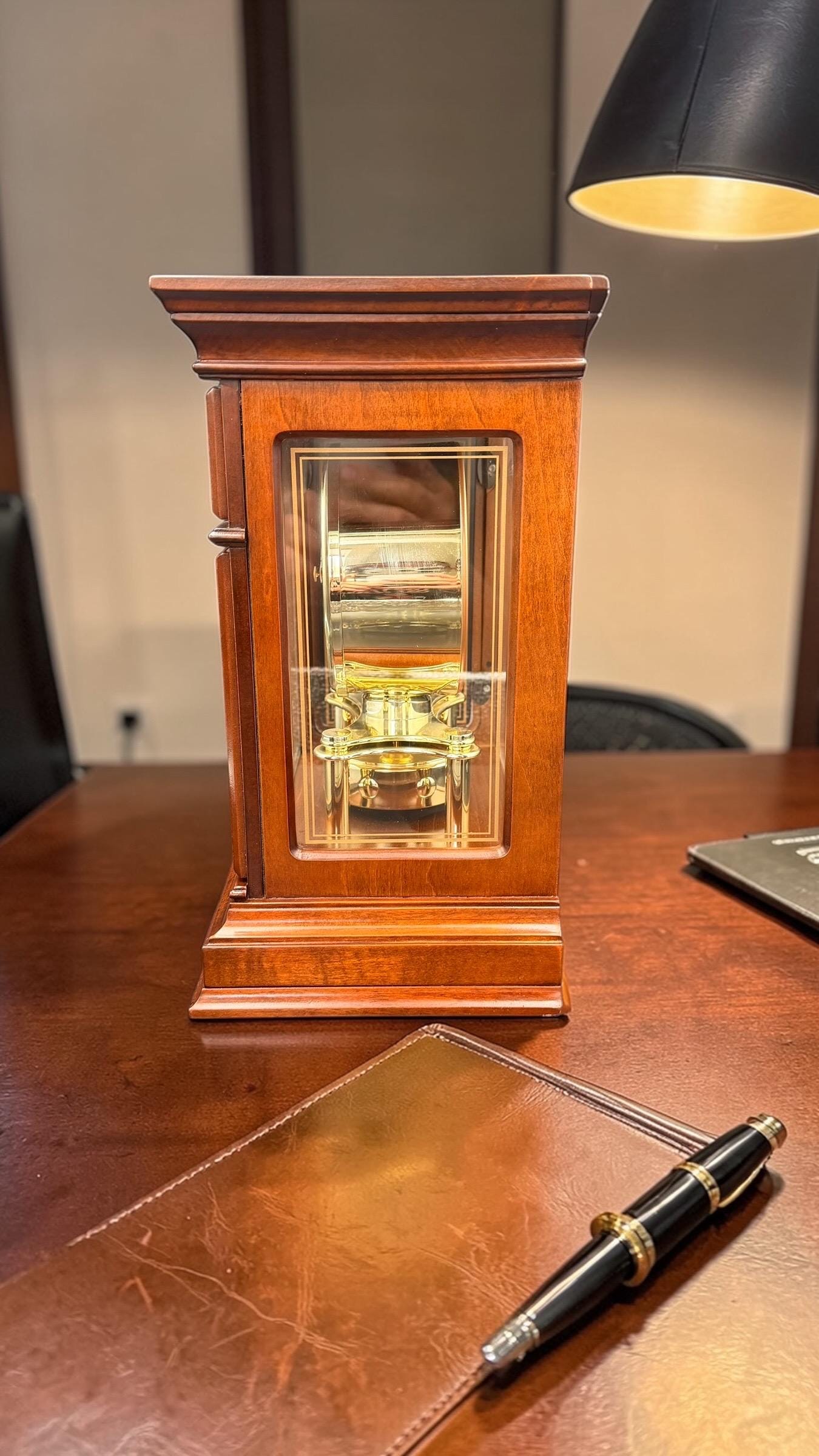 Howard Miller Statesboro Mantel Clock – Classic Westminster Chime, Wood Case