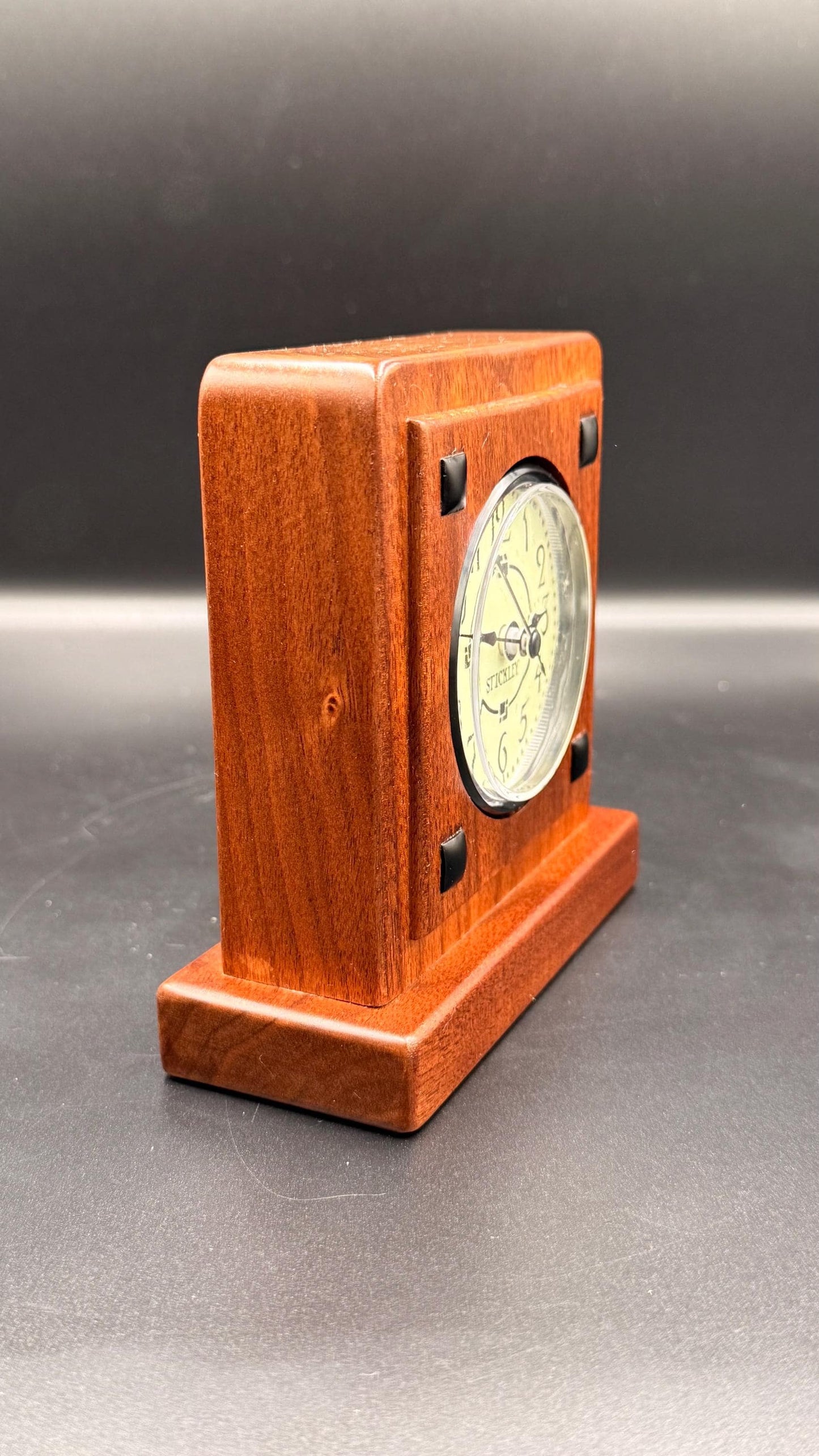 Stickley Bradley Oak Desk Clock – Mission Arts & Crafts Style