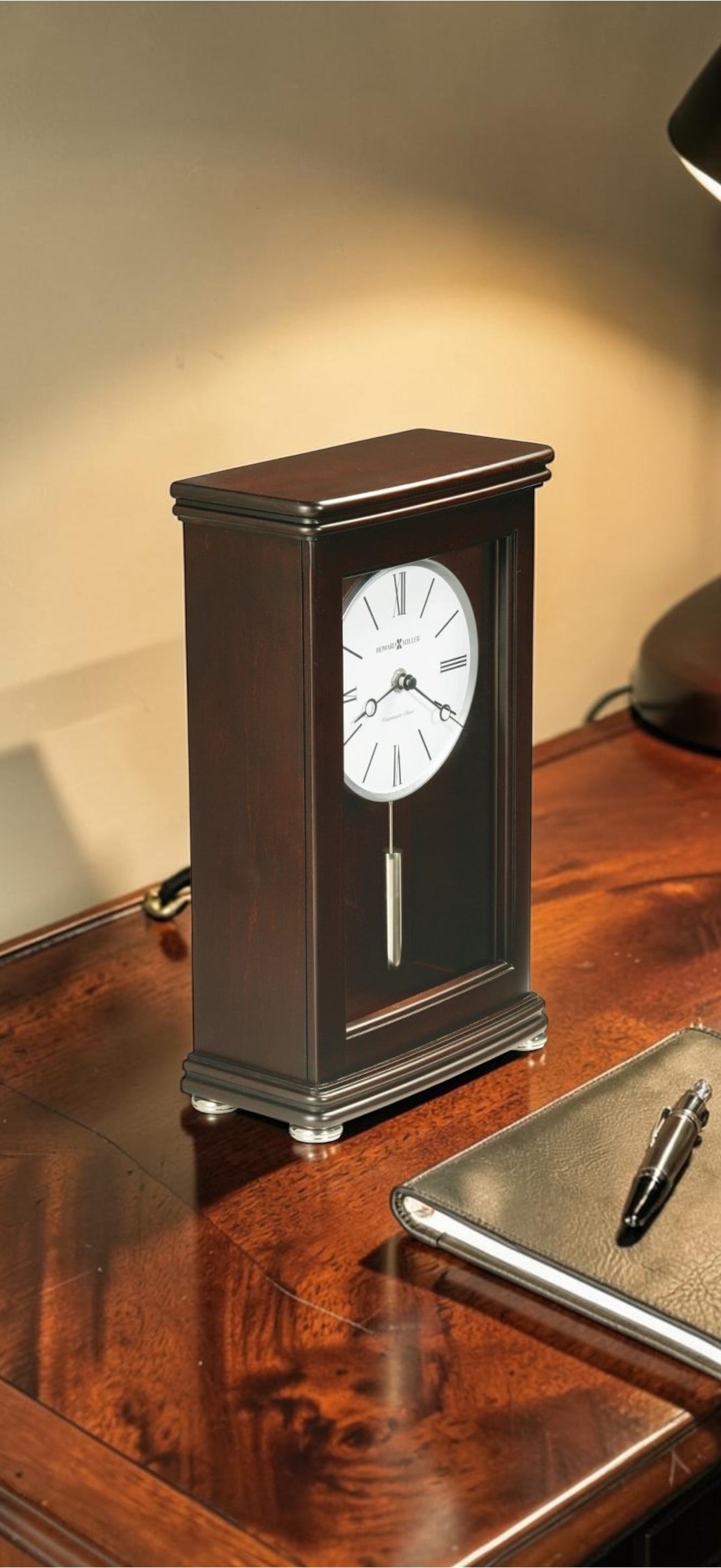 Howard Miller Lenox Mantel Clock – New Old Stock Westminster Chime Brass Bezel