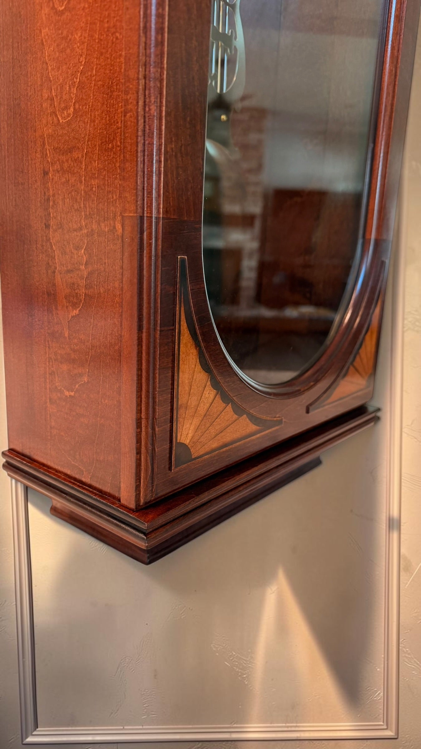 Howard Miller Lewis Triple Chime Wall Clock | Hermle Mechanical Movement | Ambassador Collection | Like New