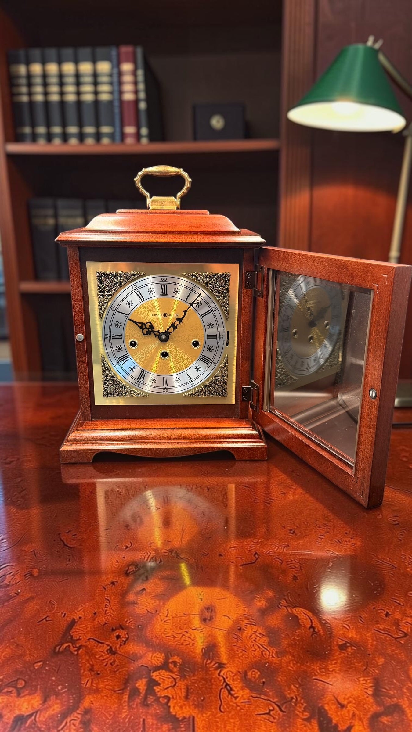 Howard Miller Graham Bracket Mantel Clock | German Kieninger 5-Jewel Westminster Chime