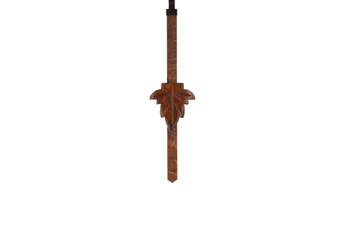 Anton Schneider 8T 90/9 Avis Vinea cuckoo clock, pendulum detail