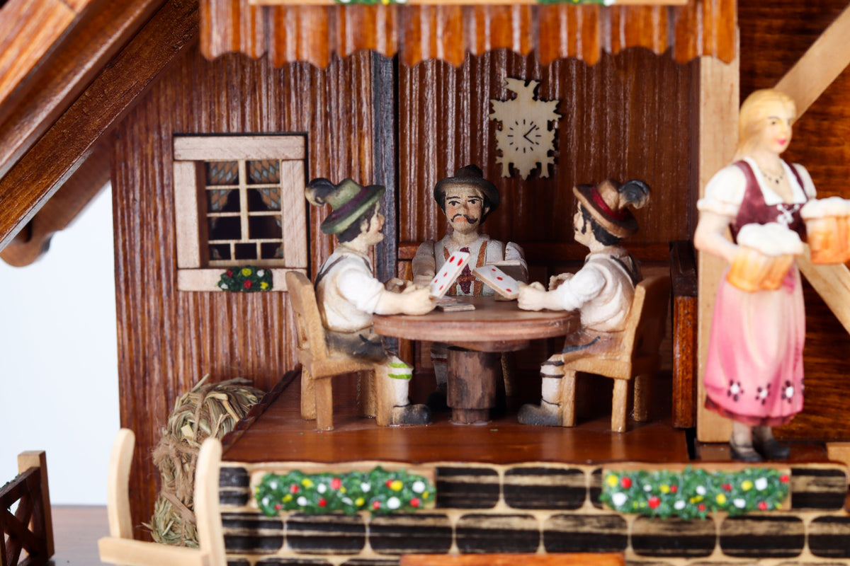 Anton Schneider 8TMT 3170/9 Card Players Clock cuckoo clock, additional view