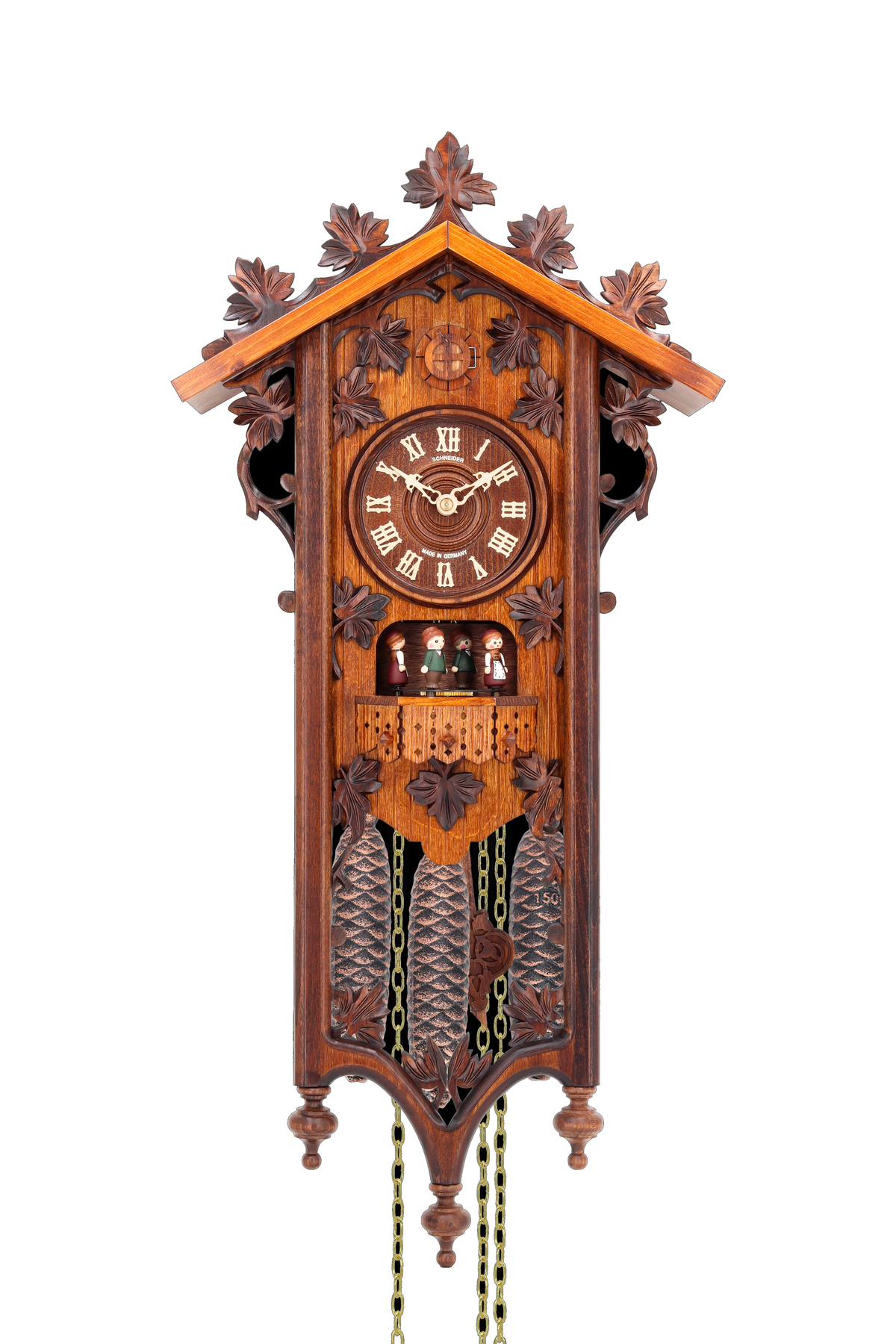 Anton Schneider 8TMT 540/9 Bahnhäusle 1885 cuckoo clock, additional view