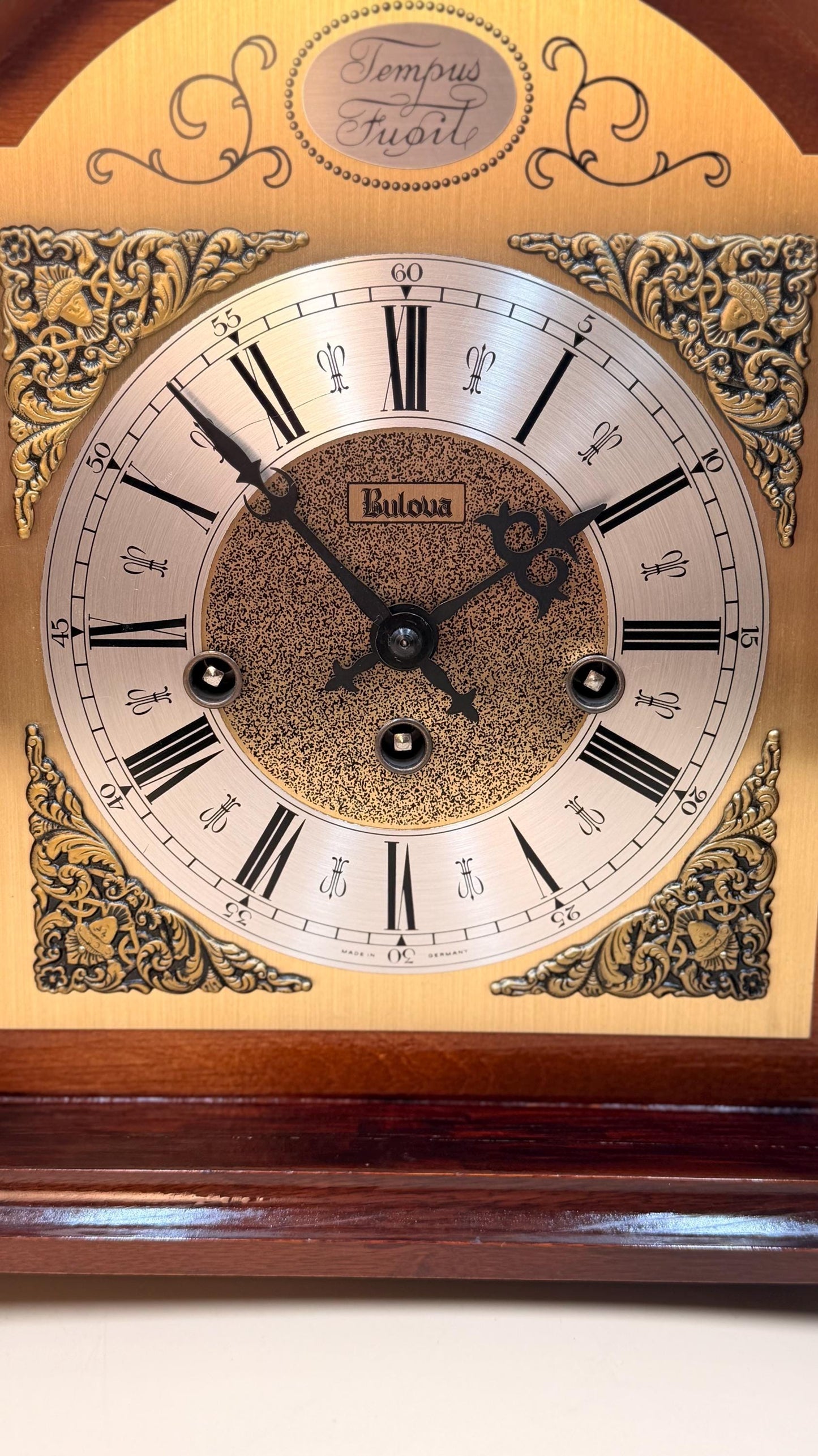 Bulova Tempus Fugit Mantel Clock –  Hermle Westminster Chime