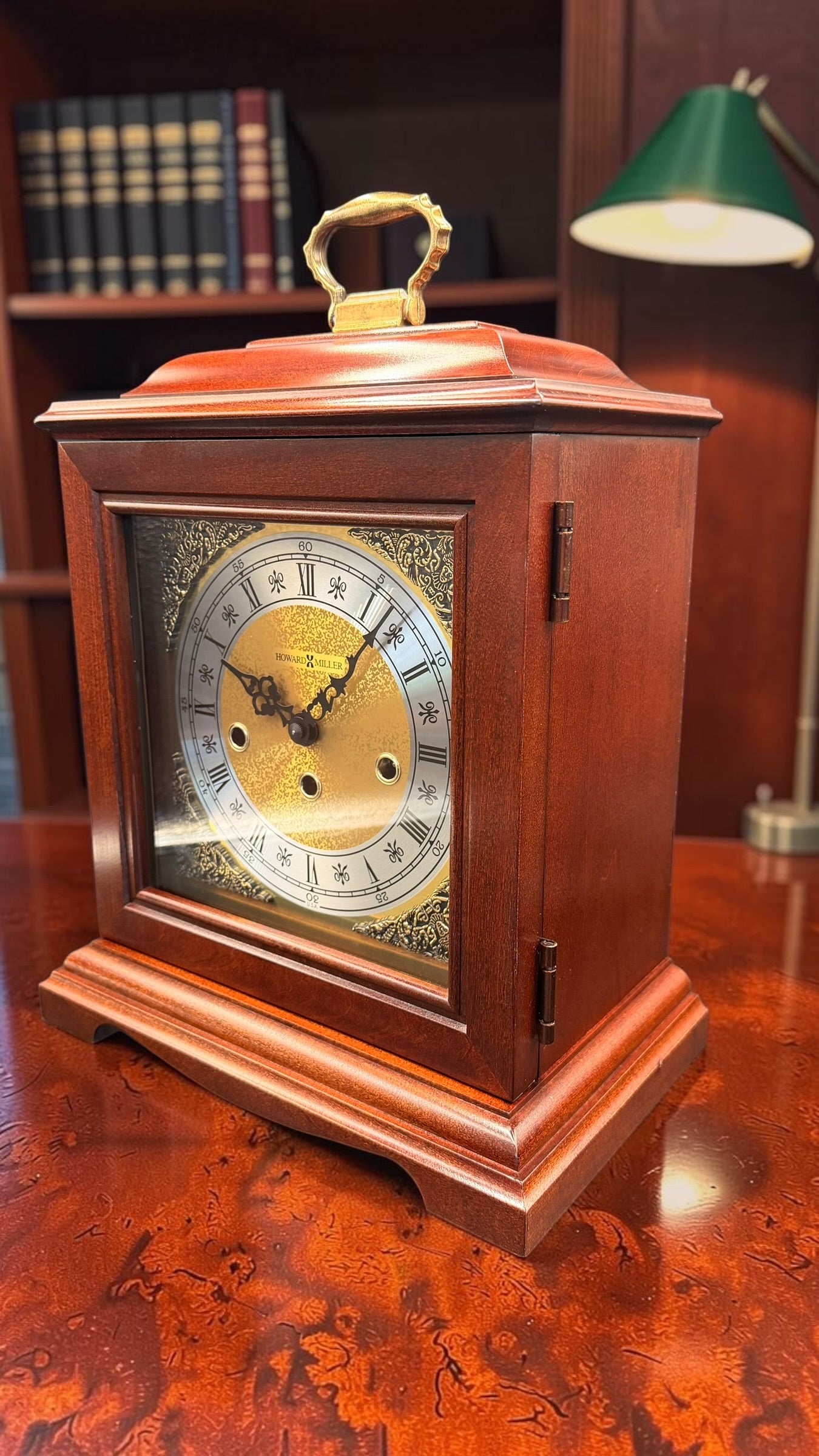 Howard Miller Graham Bracket Mantel Clock | German Kieninger 5-Jewel Westminster Chime