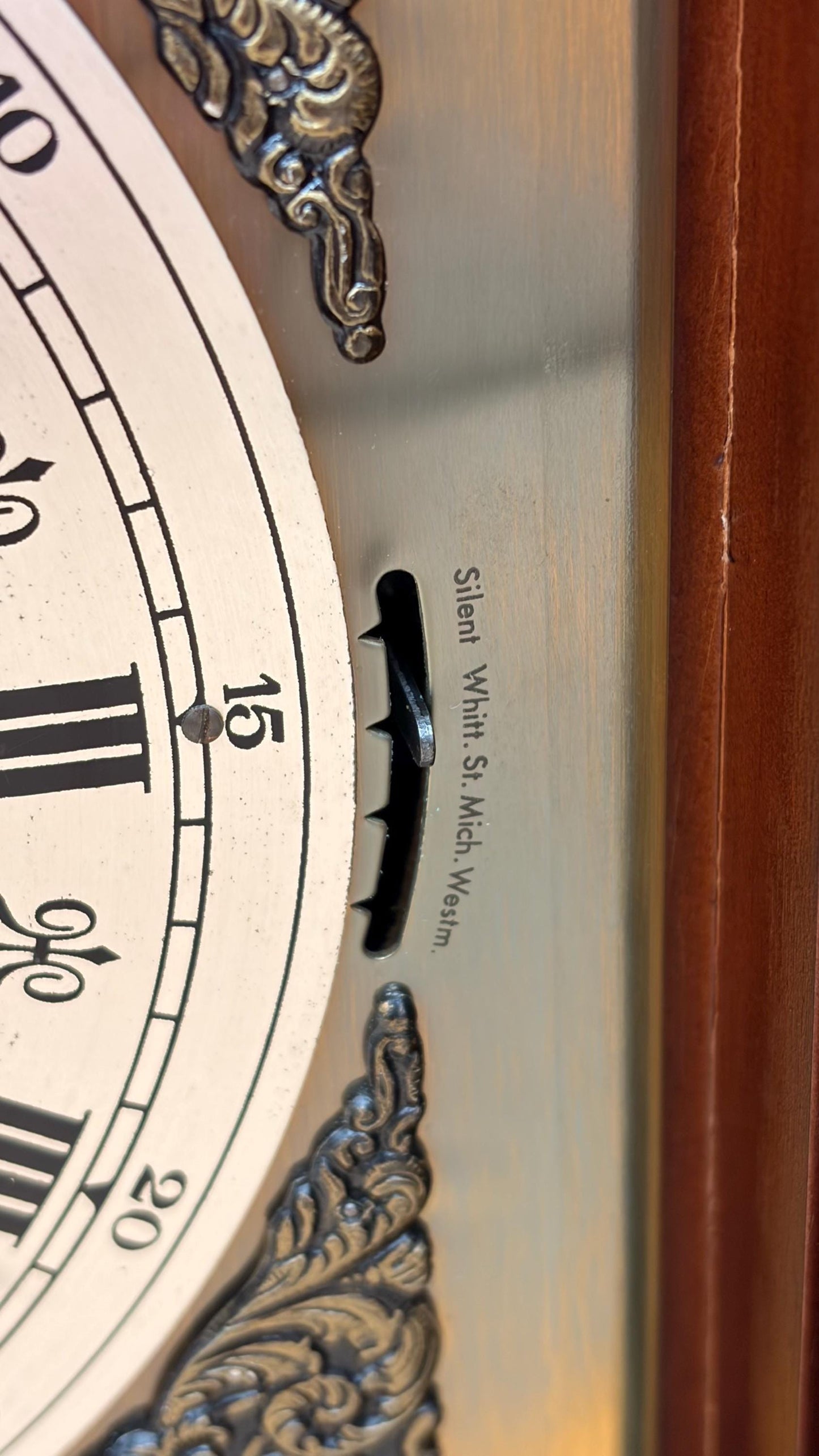 Antique Bulova Triple Chime Bracket Clock