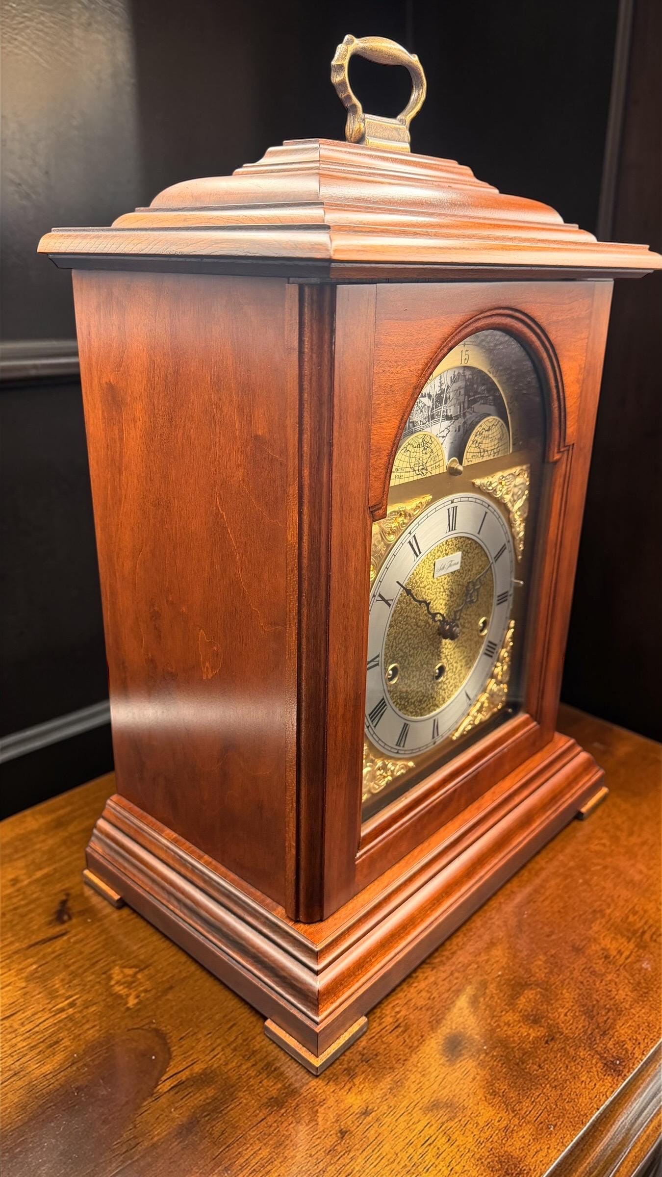 Seth Thomas Bracket Clock – Westminster Chime Moon Phase
