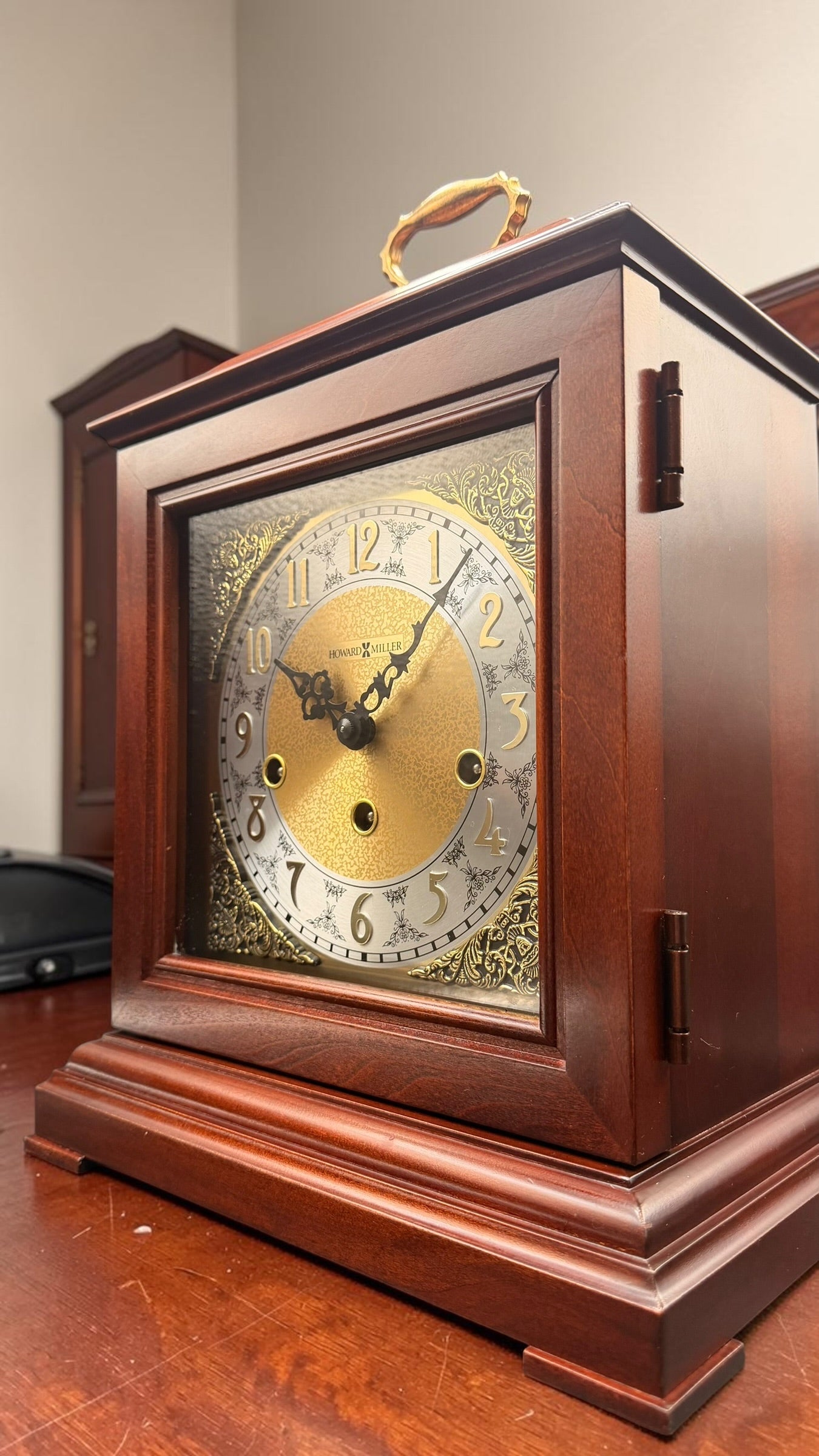 Howard Miller Samuel Watson Bracket Clock – Triple Chime Kieninger Movement