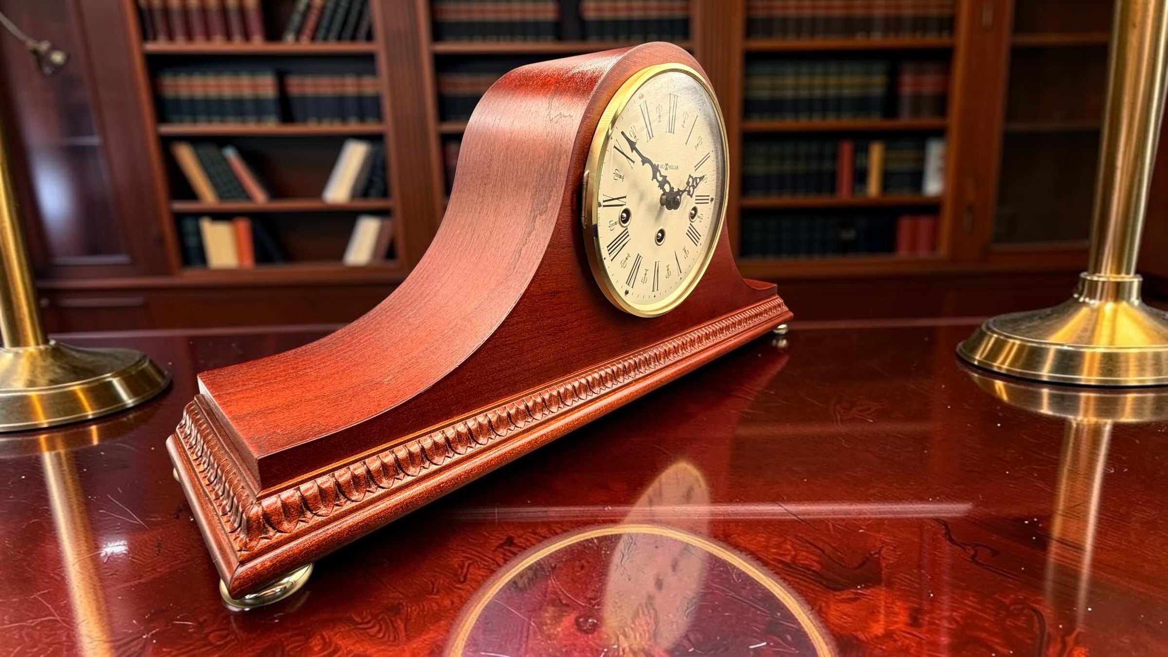 NOS Howard Miller 630-110 Westminster Mantel Clock – detail view 7