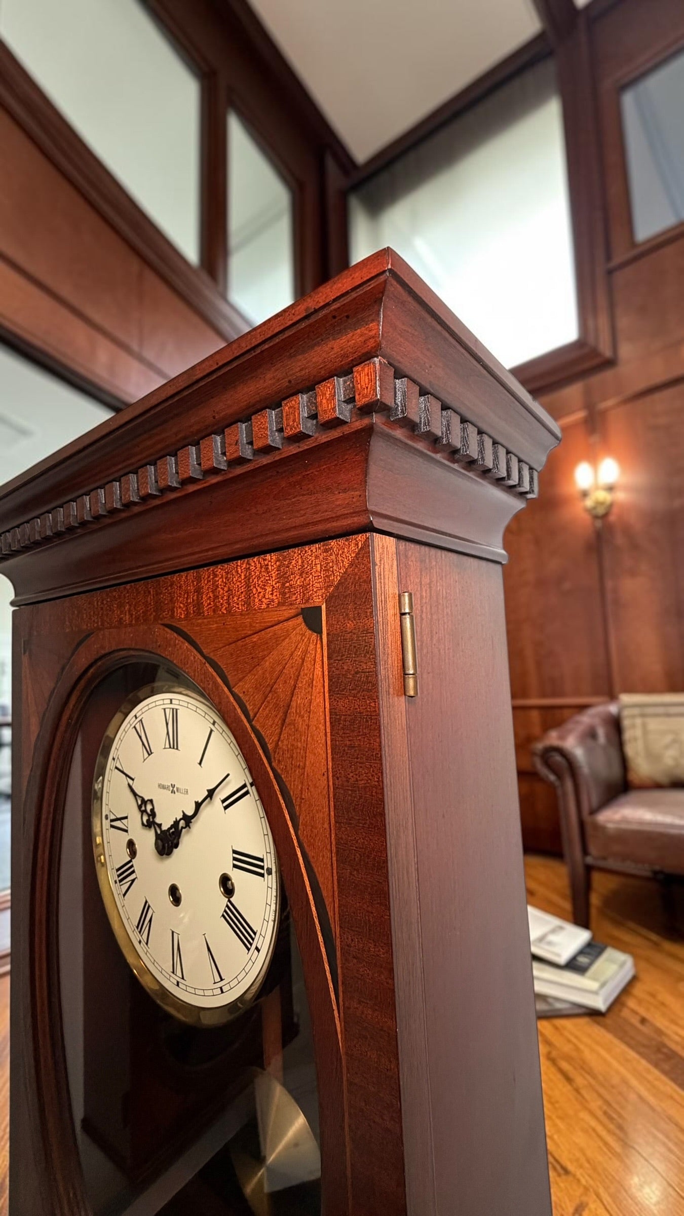 Howard Miller Triple Chime Wall Clock | Hermle Mechanical Movement