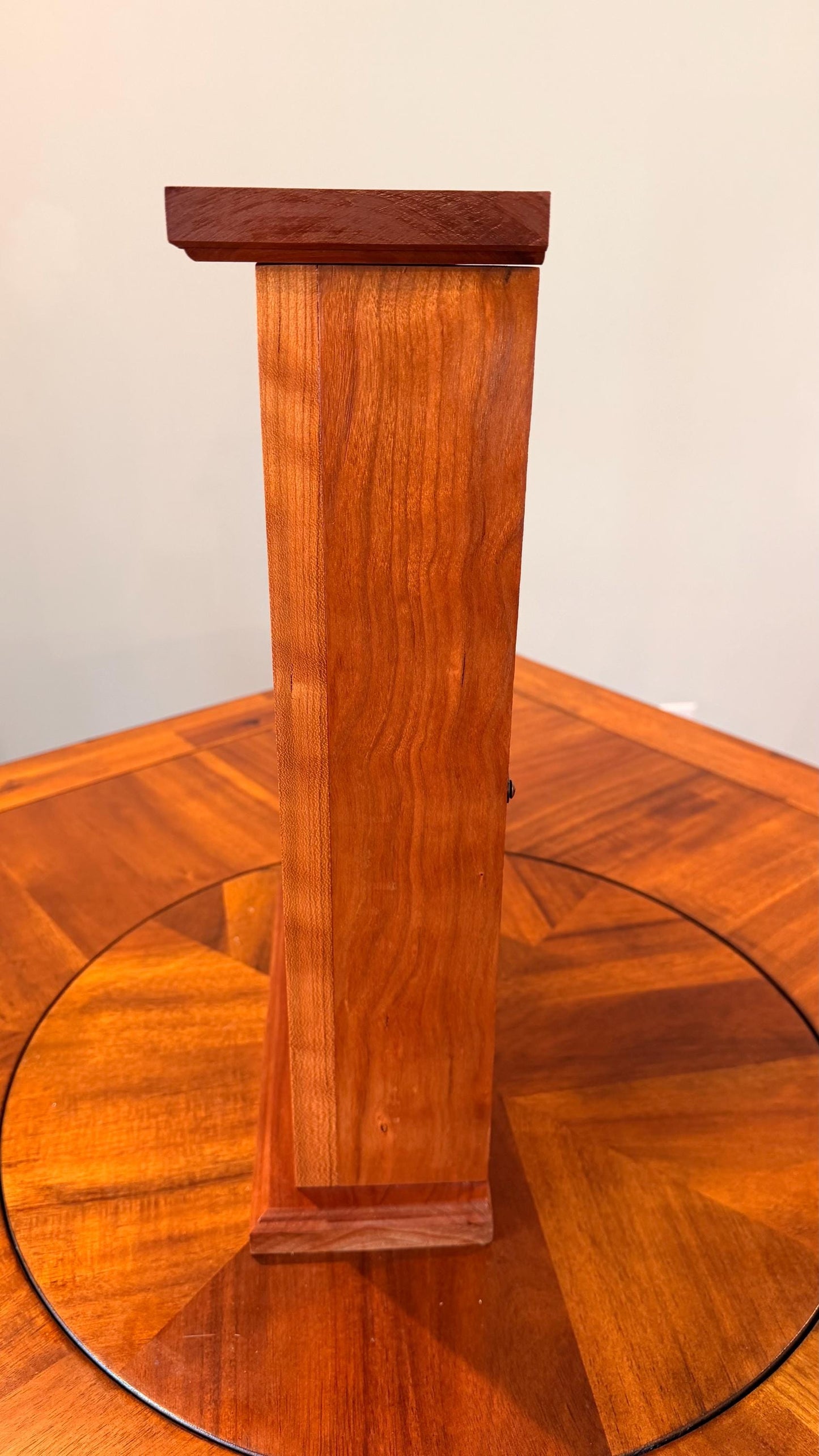 Handcrafted Solid Wood Mission Mantel Clock – Craftsman Quartz Pendulum – Arts & Crafts Decor