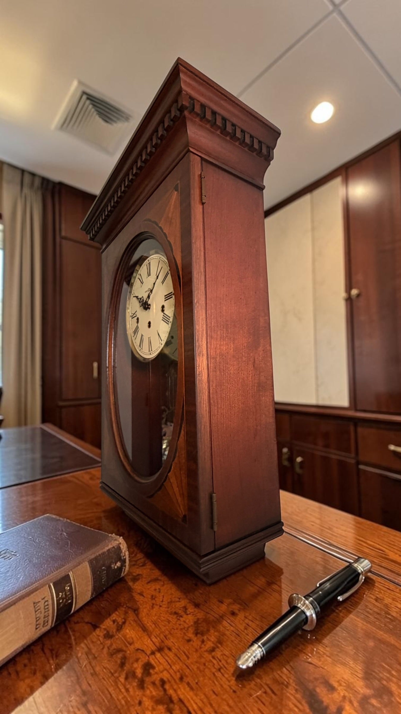 Howard Miller Triple Chime Wall Clock | Hermle Mechanical Movement
