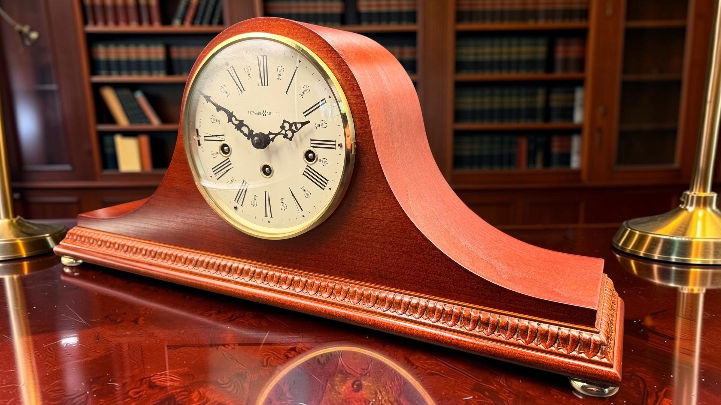 NOS Howard Miller 630-110 Westminster Mantel Clock – detail view 8