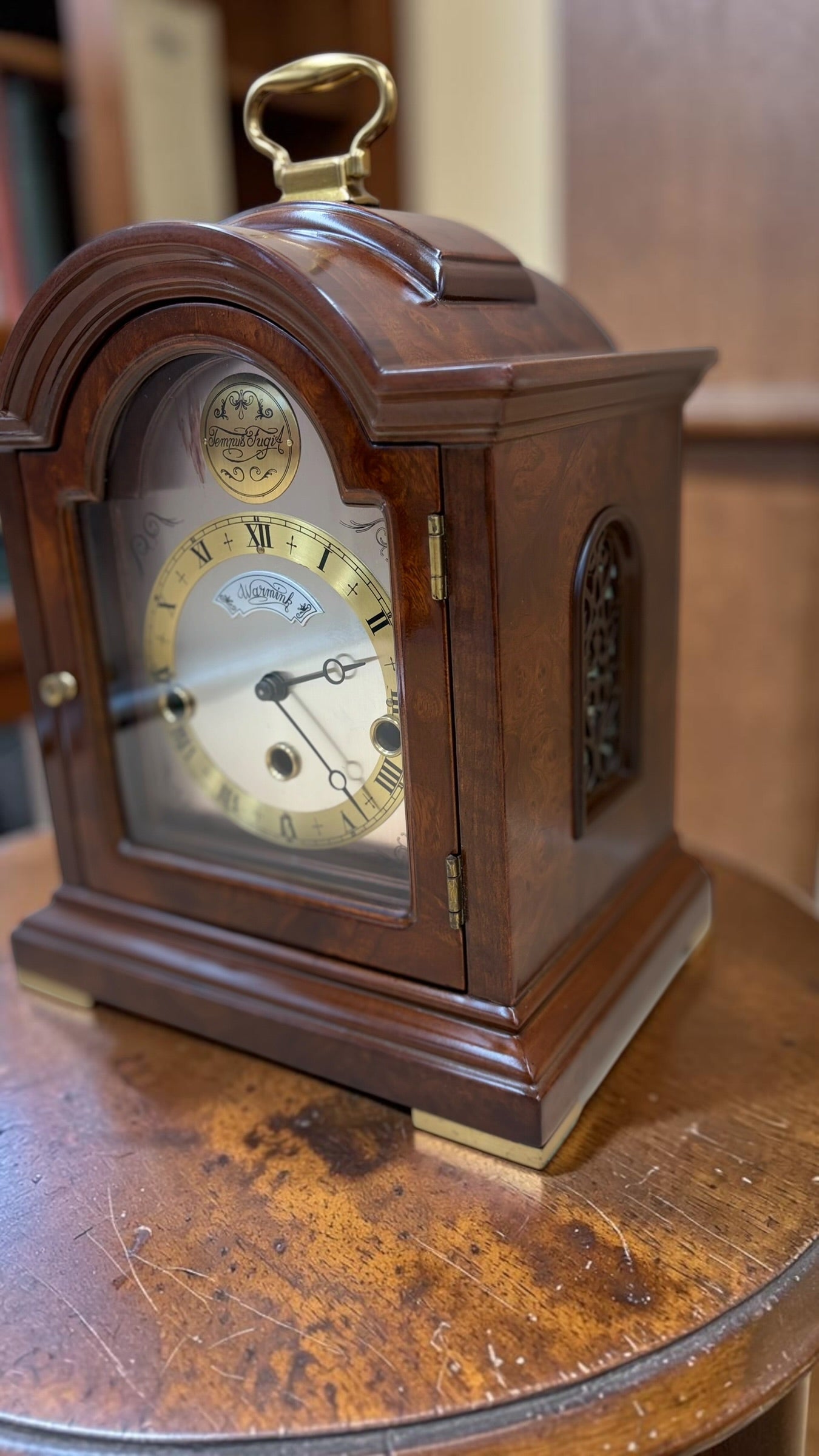 Vintage Warmink / WUBA Dutch Mantel Clock – Westminster Chime – 8-Day Mechanical Movement