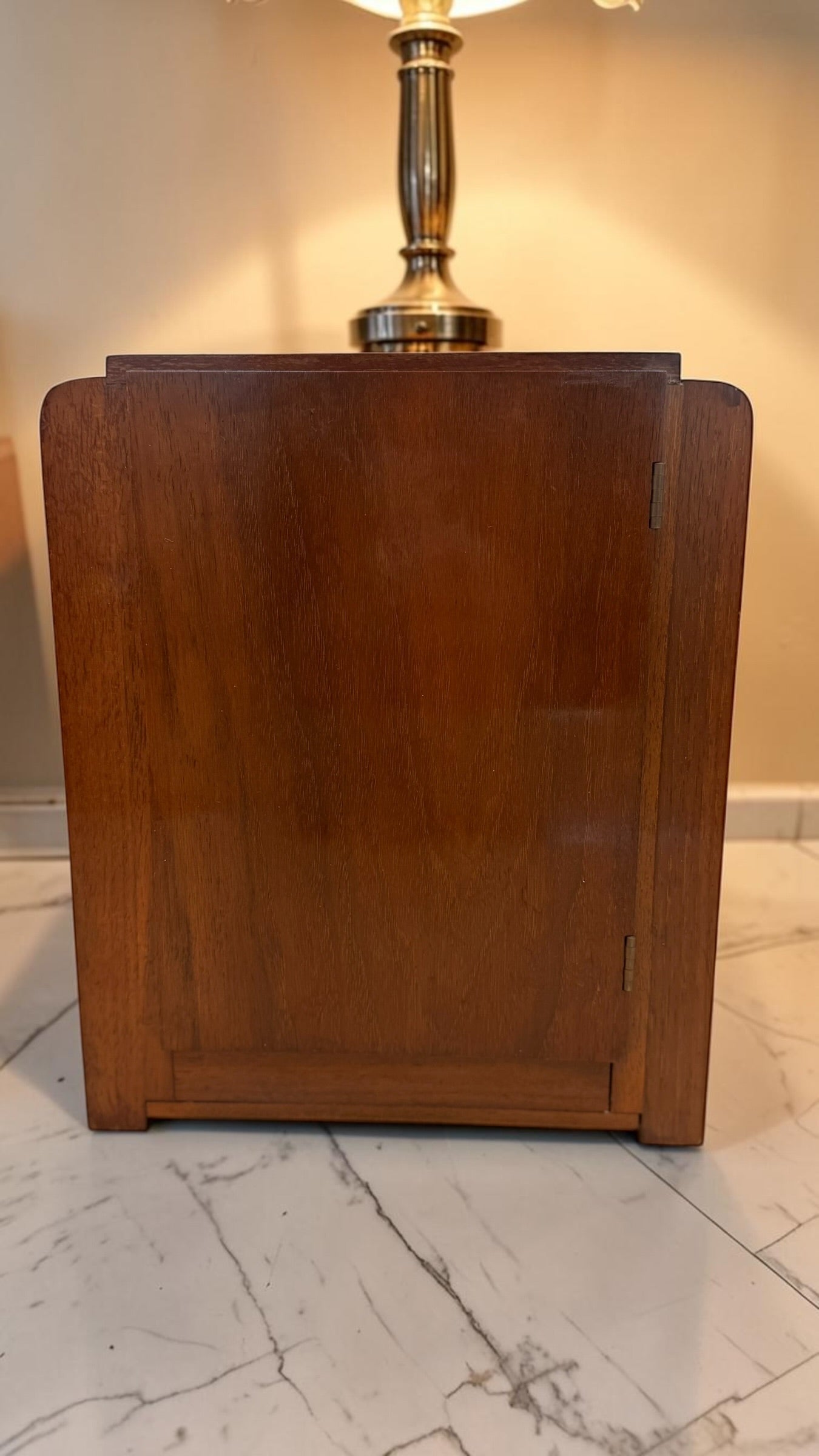 Vintage Seth Thomas “Chime 57” Mantel Clock – Art Deco Chevron Case - Needs Service
