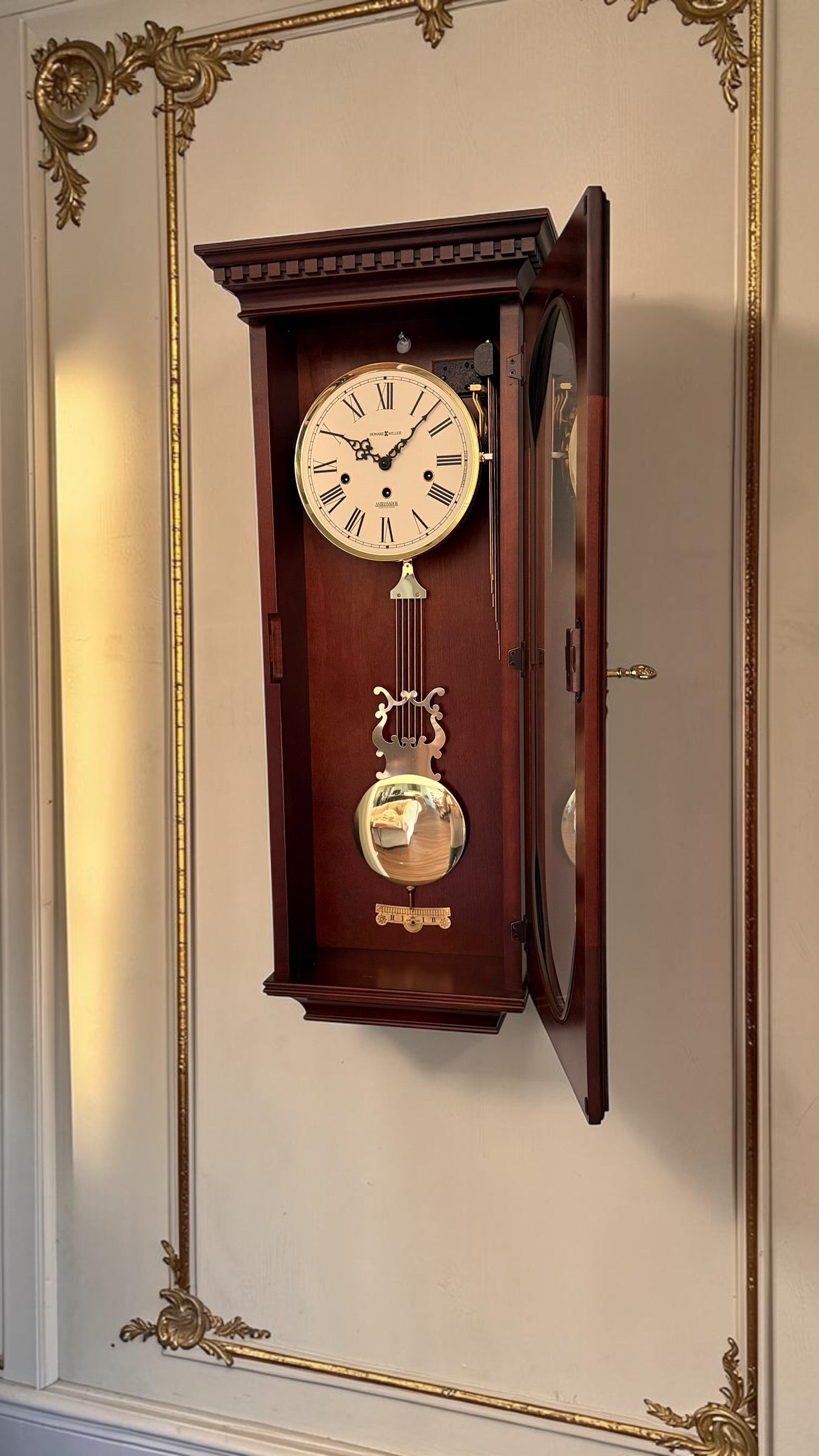 Howard Miller Lewis Regulator Clock – Kieninger Triple Chime Mechanical Movement