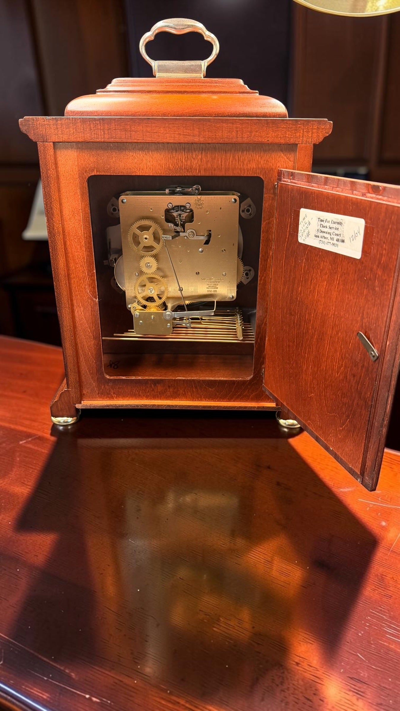 Howard Miller 630-112 Presidential Collection Triple Chime Bracket Clock | Hermle Movement