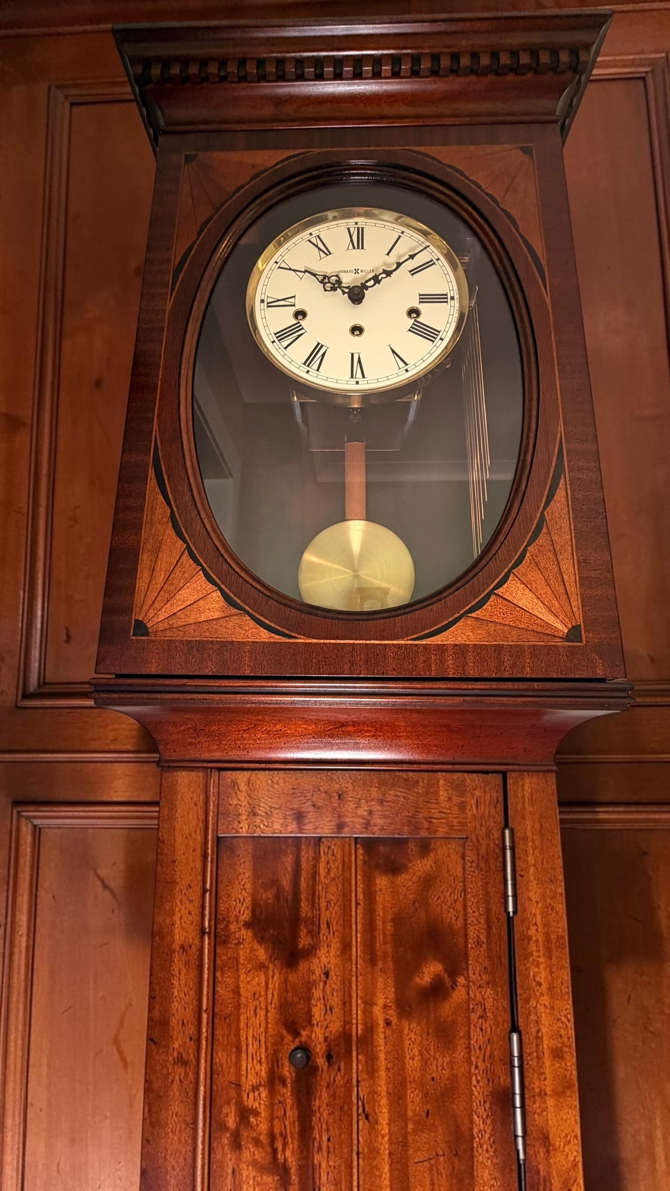 Howard Miller Triple Chime Wall Clock | Hermle Mechanical Movement