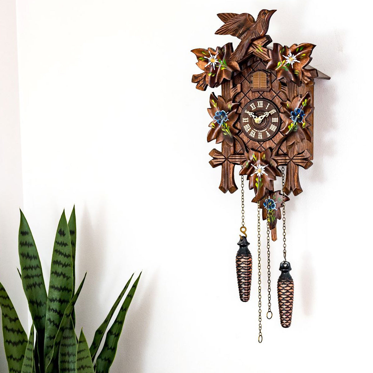 Trenkle Adelheide Floral Musical Cuckoo Clock - view 3