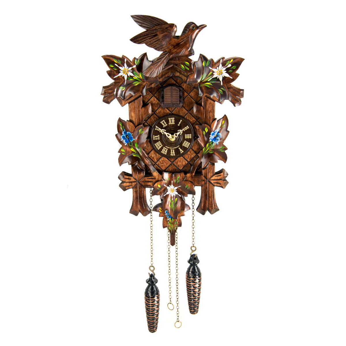 Trenkle Adelheide Floral Musical Cuckoo Clock