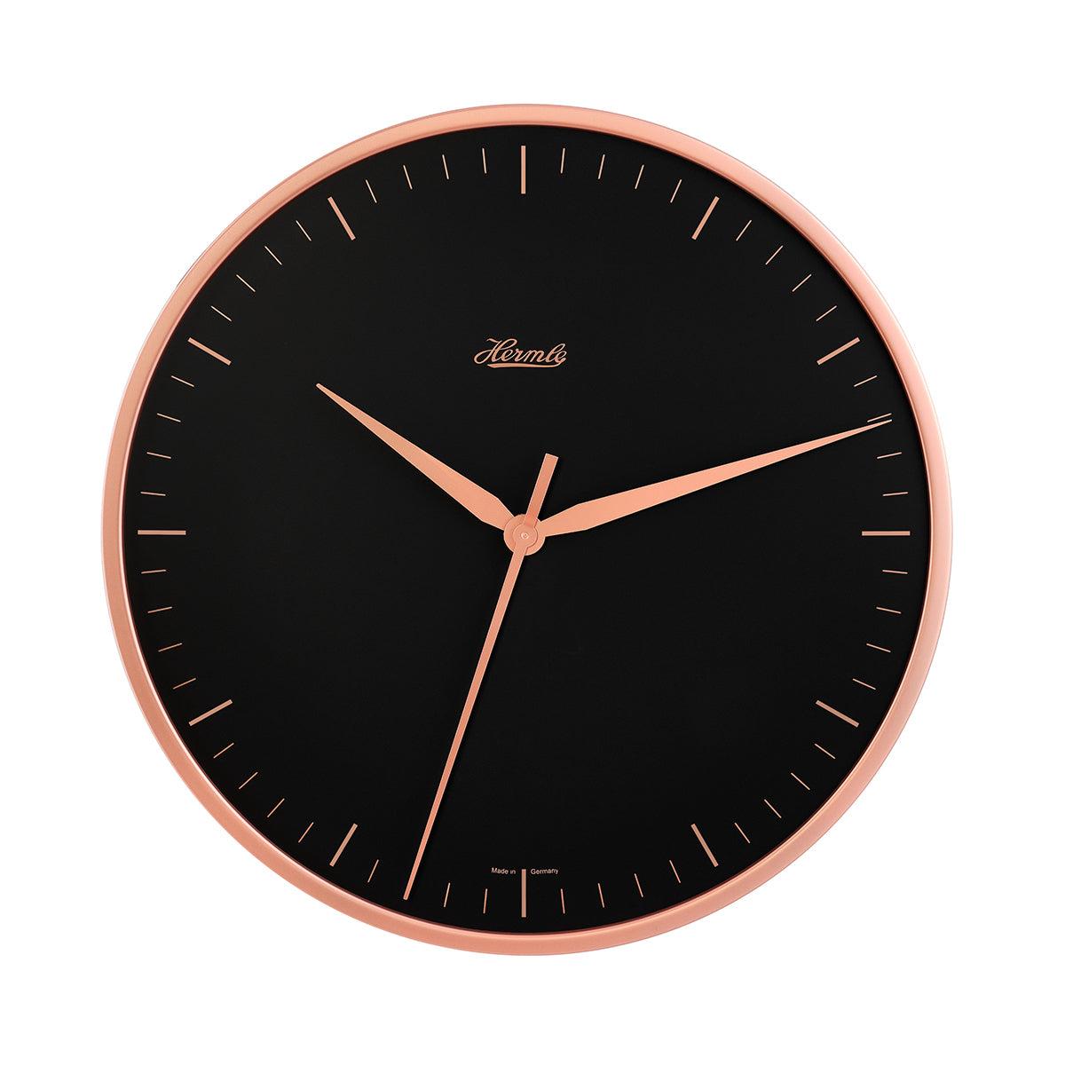 Hermle Aria wall clock in Black