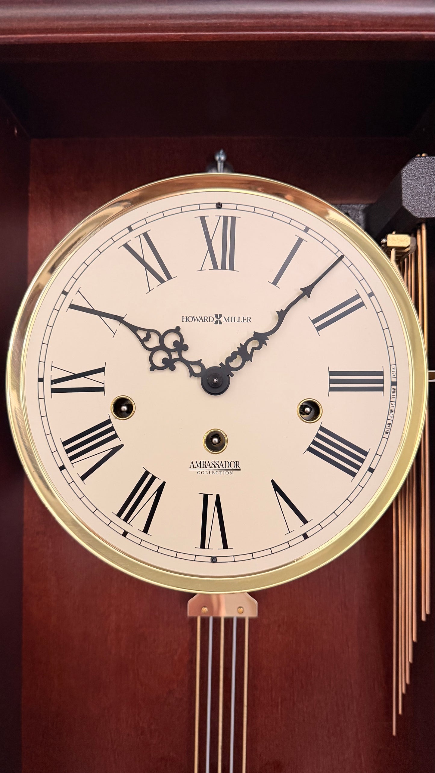 Howard Miller Lewis Regulator Clock – Kieninger Triple Chime Mechanical Movement