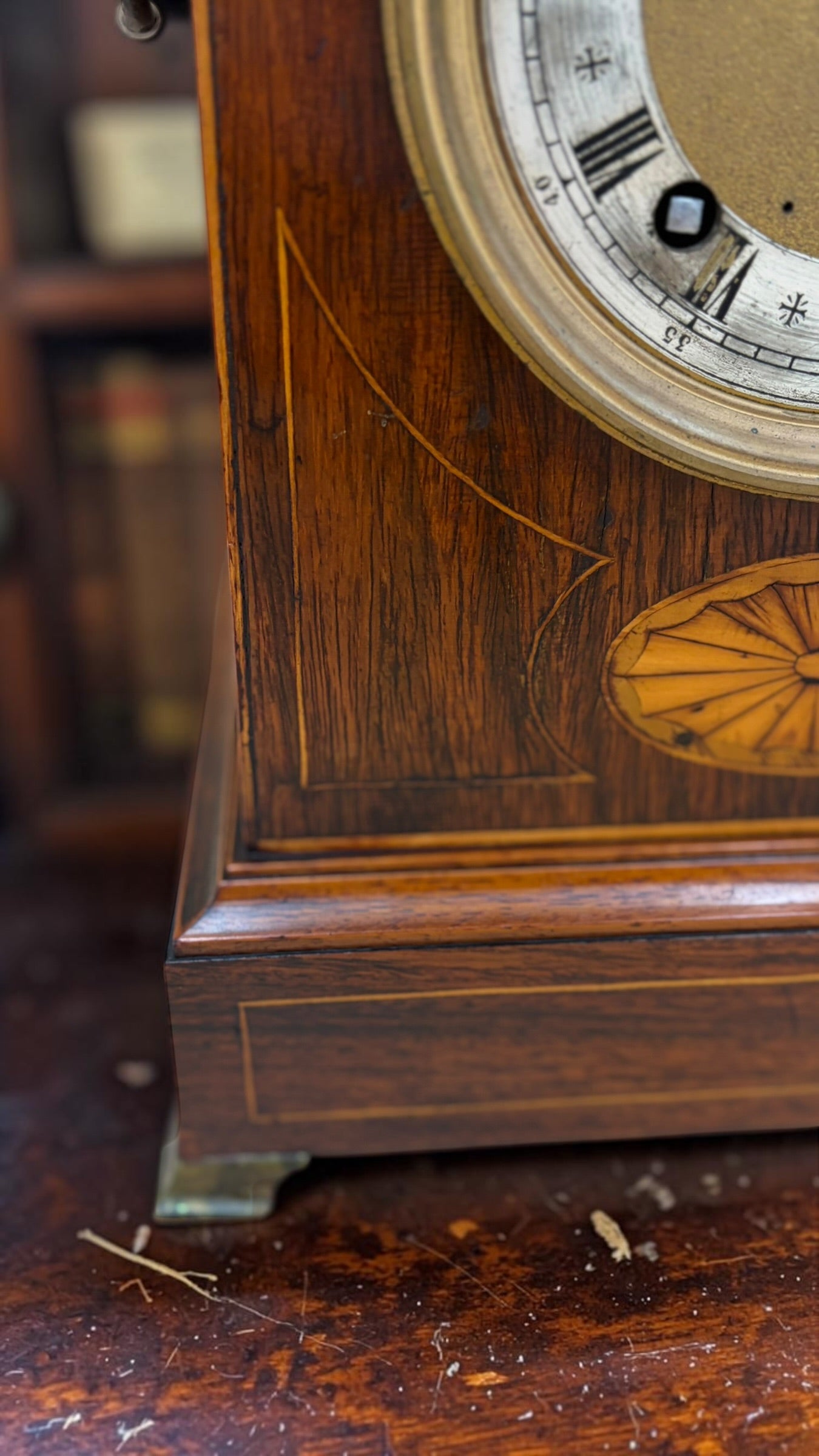 Antique Winterhalder & Hofmeier Gothic Arch Mantel Clock c.1890s — Bim-Bam Quarter Strike — German