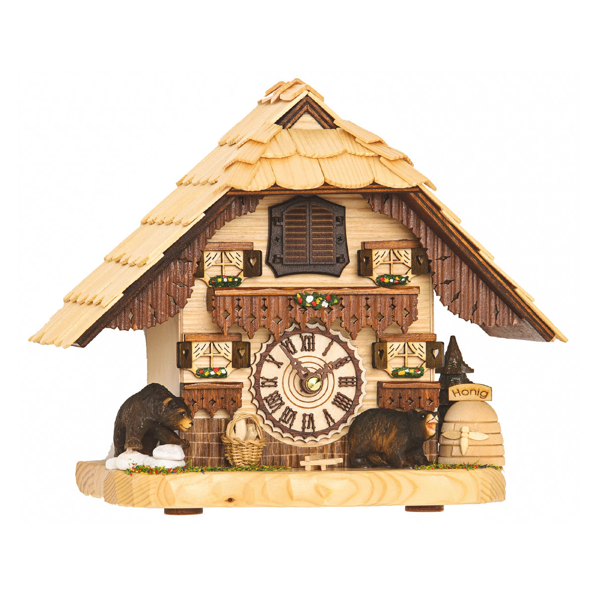 Trenkle Bendorf Bear Tabletop Cuckoo Clock