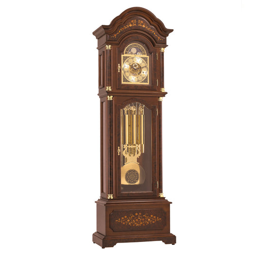 Hermle Floor Clock Moon Phase Walnut - Berlin