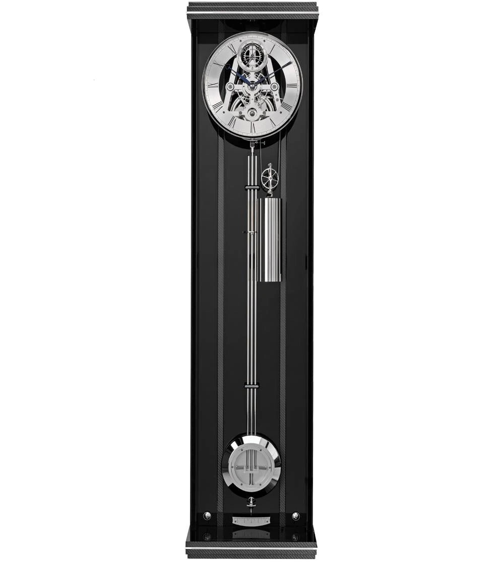 Comitti The Greenwich Regulator – Black Lacquer & Carbon Fibre – product view 5