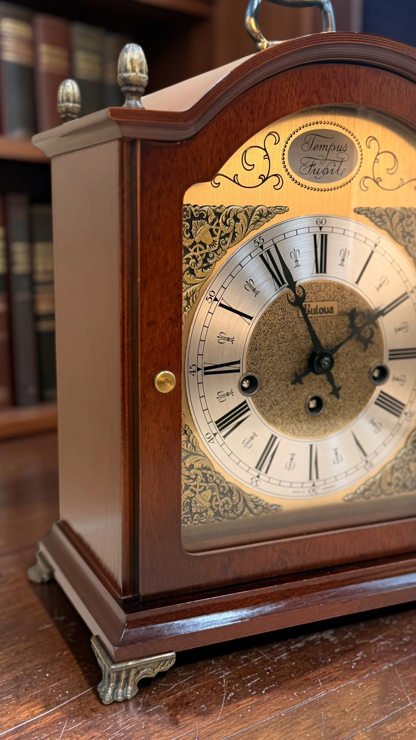 Bulova Tempus Fugit Mantel Clock –  Hermle Westminster Chime