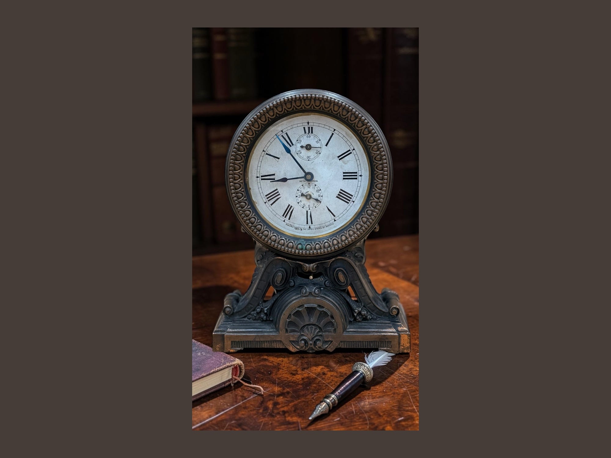 Seth Thomas Cast Metal Alarm Clock – Antique 1905 8-Day Serviced
