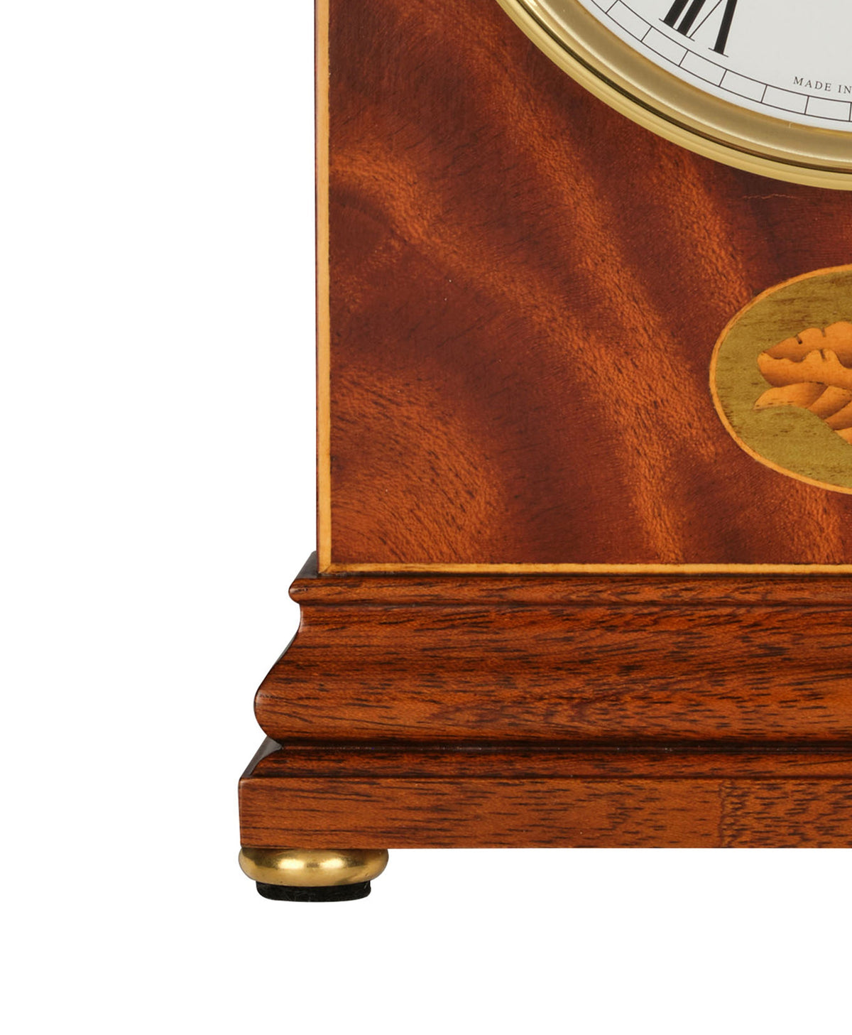 Comitti The Regency Arch-Top Mantel Clock – Mahogany, Bell Strike – product view 3