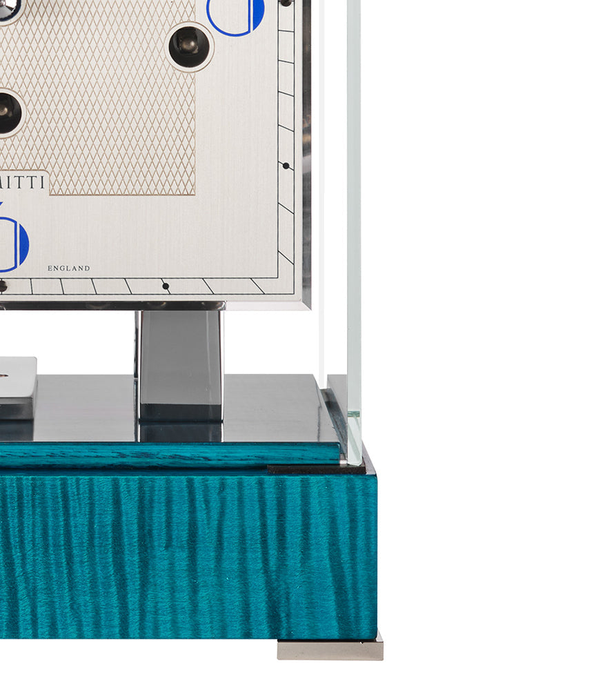 Comitti The Stratford – Blue Curly Maple & Chrome – product view 3
