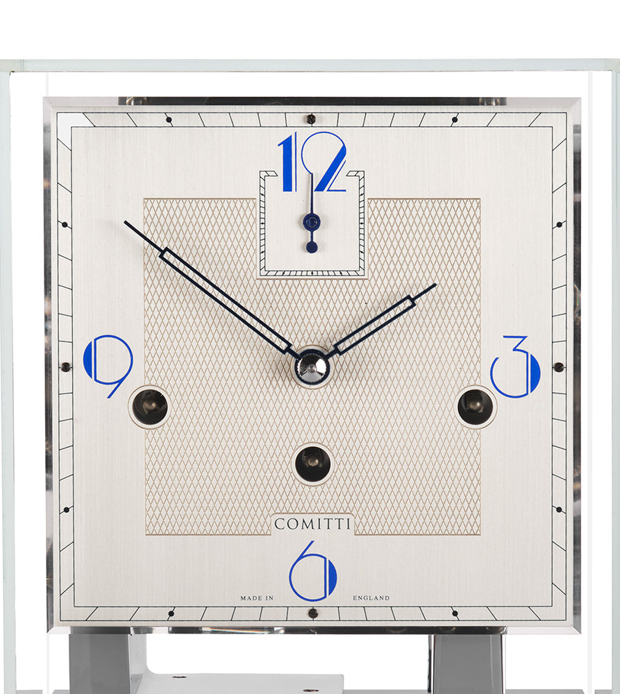 Comitti The Stratford – Blue Curly Maple & Chrome – product view 4