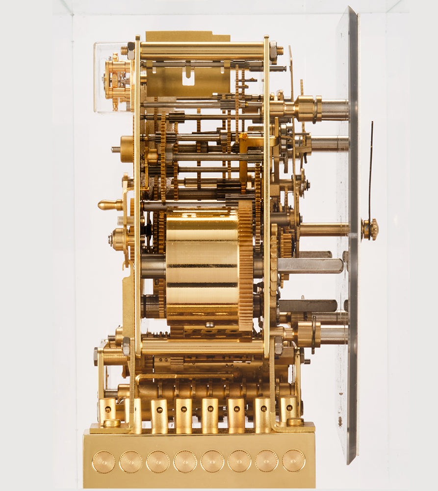 Comitti The Stratford – Burr Walnut & Brass – product view 6