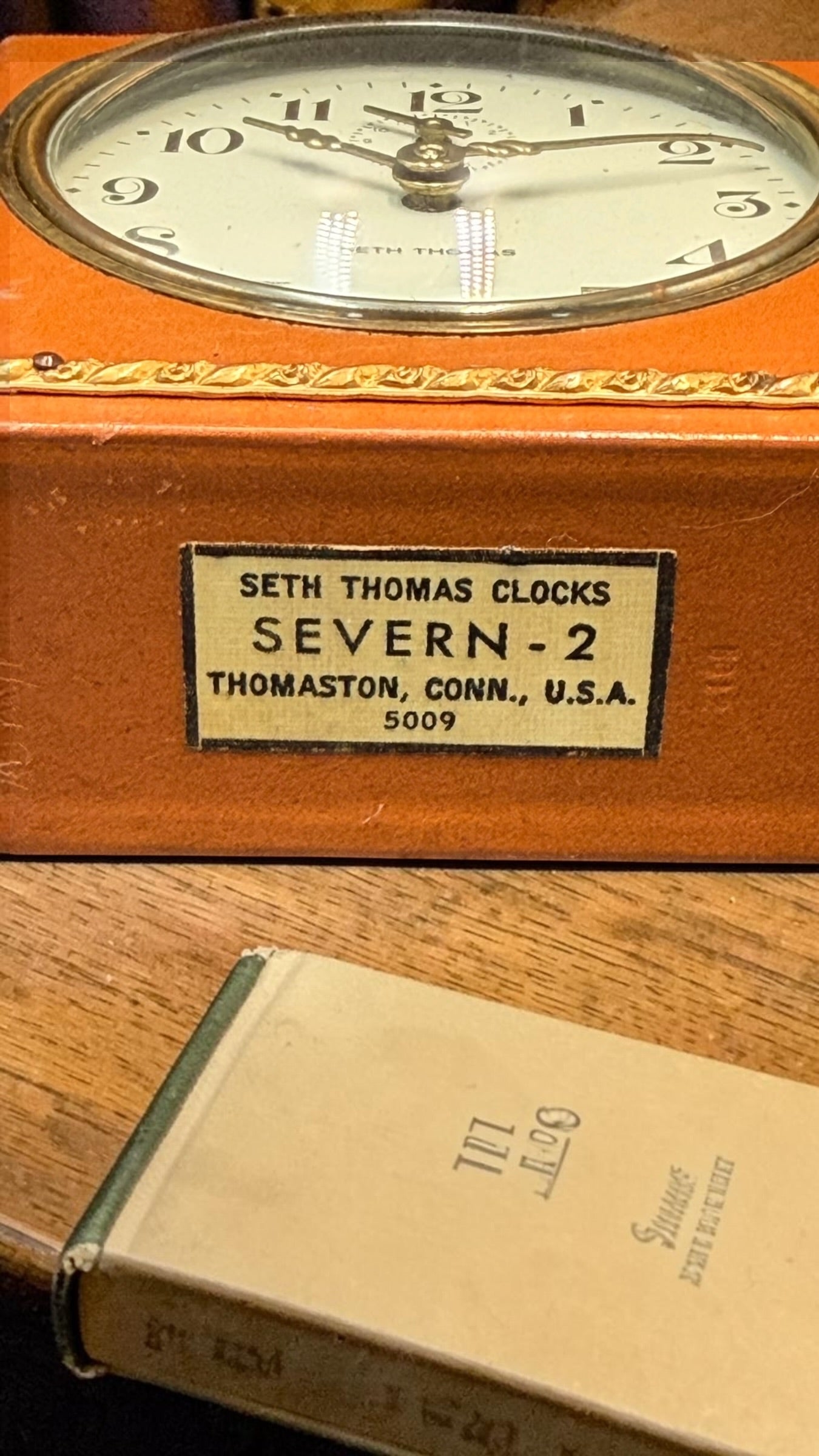 Seth Thomas Severn-2 Art Deco Mechanical Alarm Clock