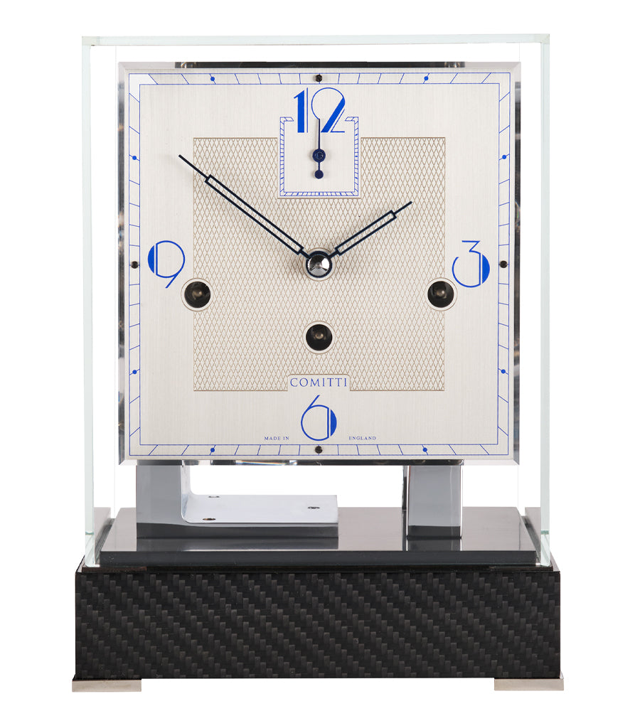 Comitti The Stratford – Carbon Fibre & Chrome – front view