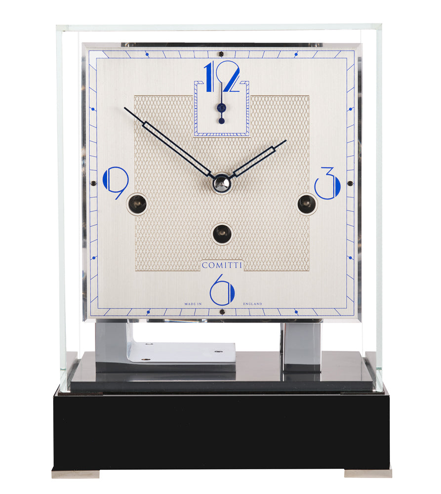 Comitti The Stratford – Black Lacquer & Chrome – front view