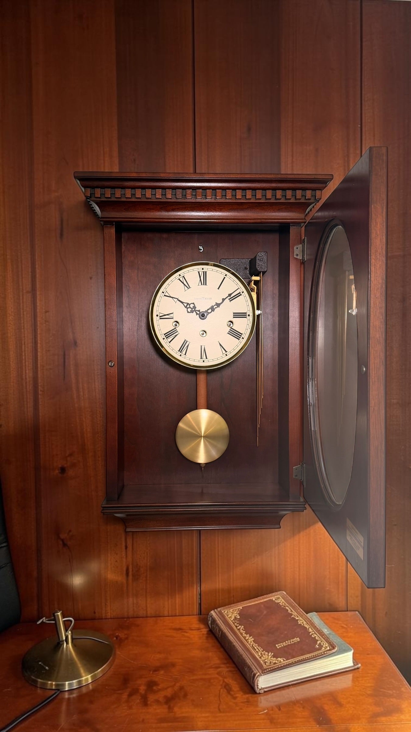 Howard Miller Triple Chime Wall Clock | Hermle Mechanical Movement