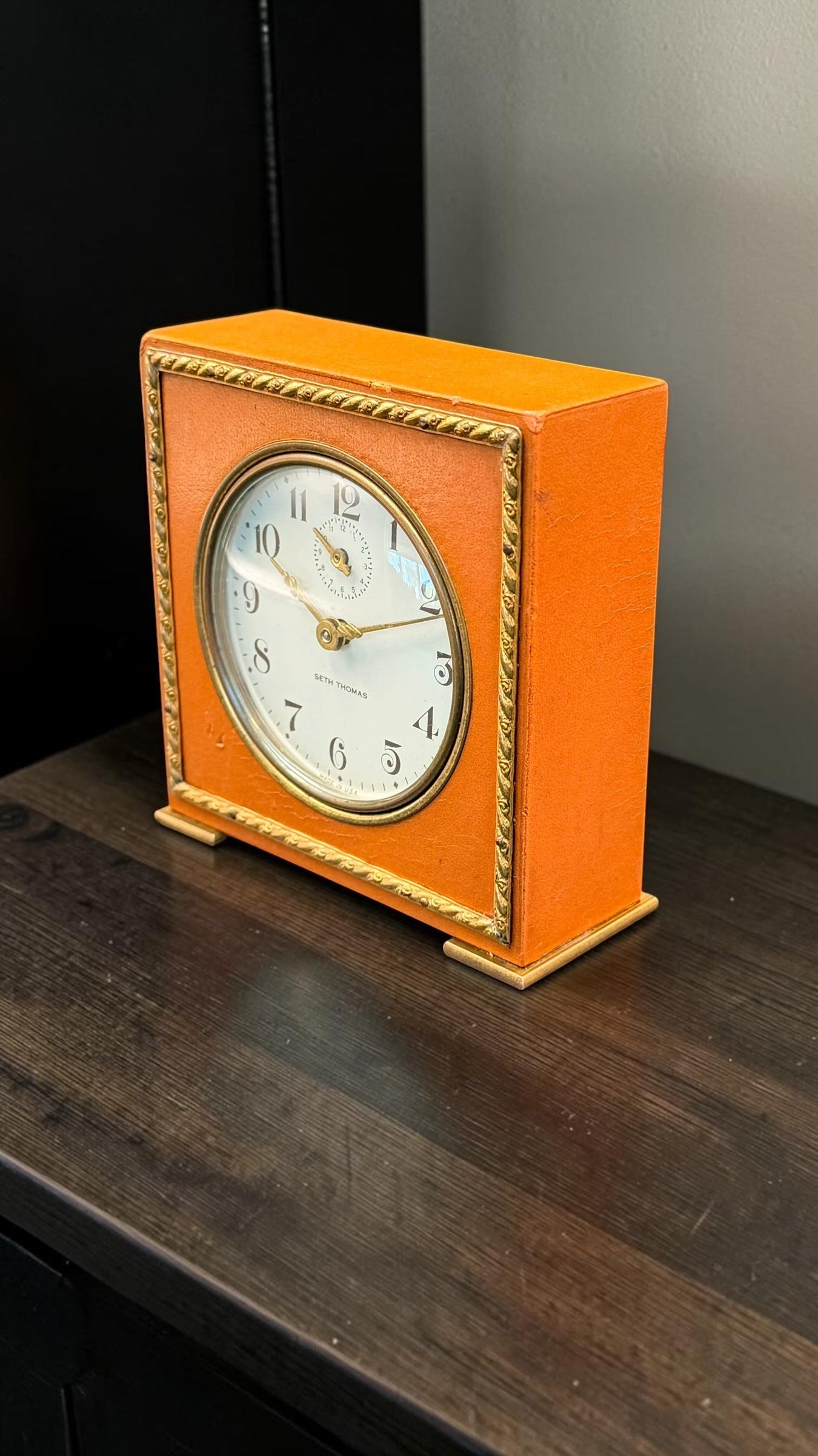 Seth Thomas Severn-2 Art Deco Mechanical Alarm Clock