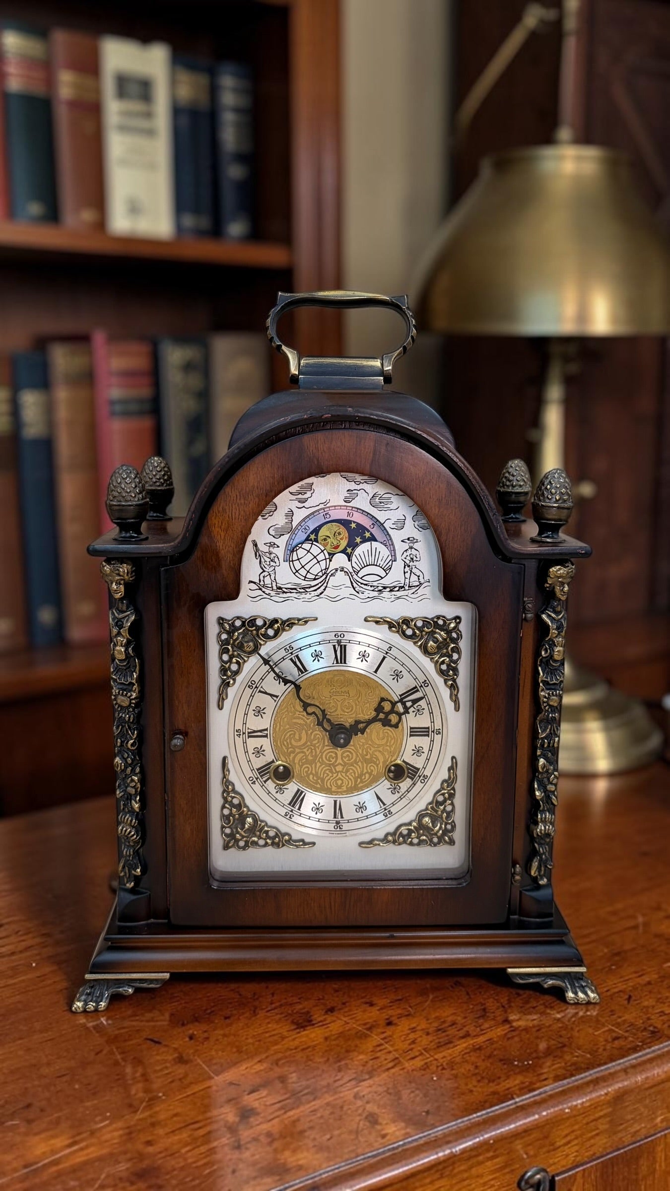 Hermle Bracket Mantel Clock – New Movement Bim Bam Strike