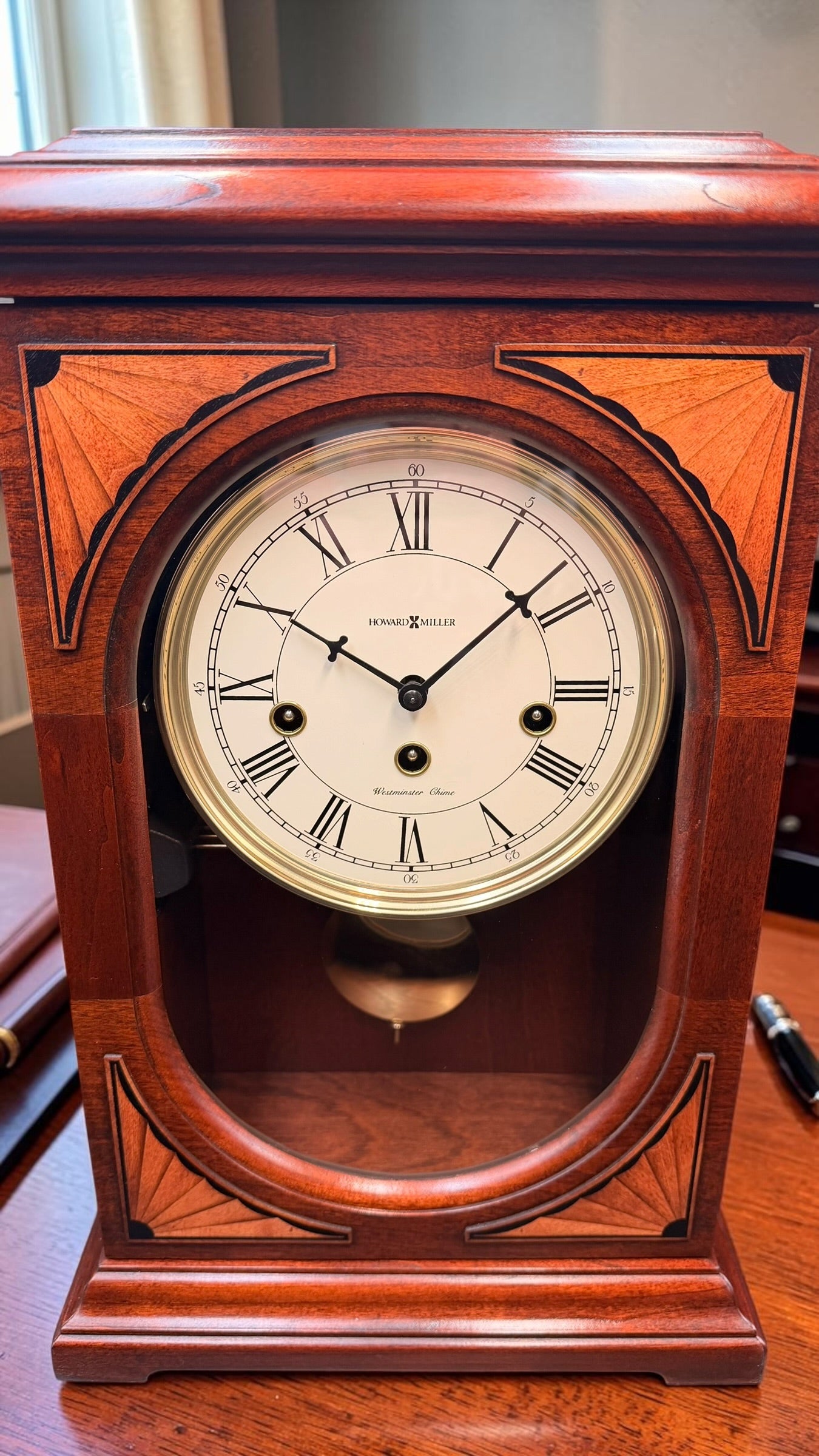 Howard Miller Westminster Mantel Clock – Hermle Mechanical Pendulum Movement