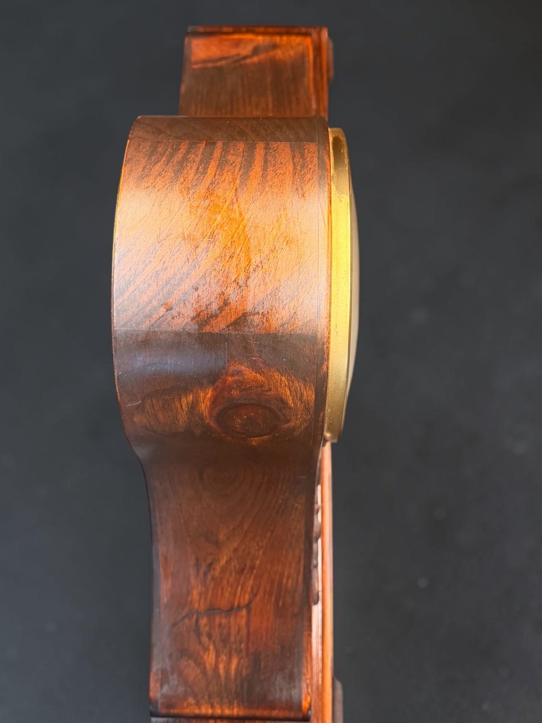 New England Clock Tambour Mantel Clock – Hermle Westminster Chime Movement